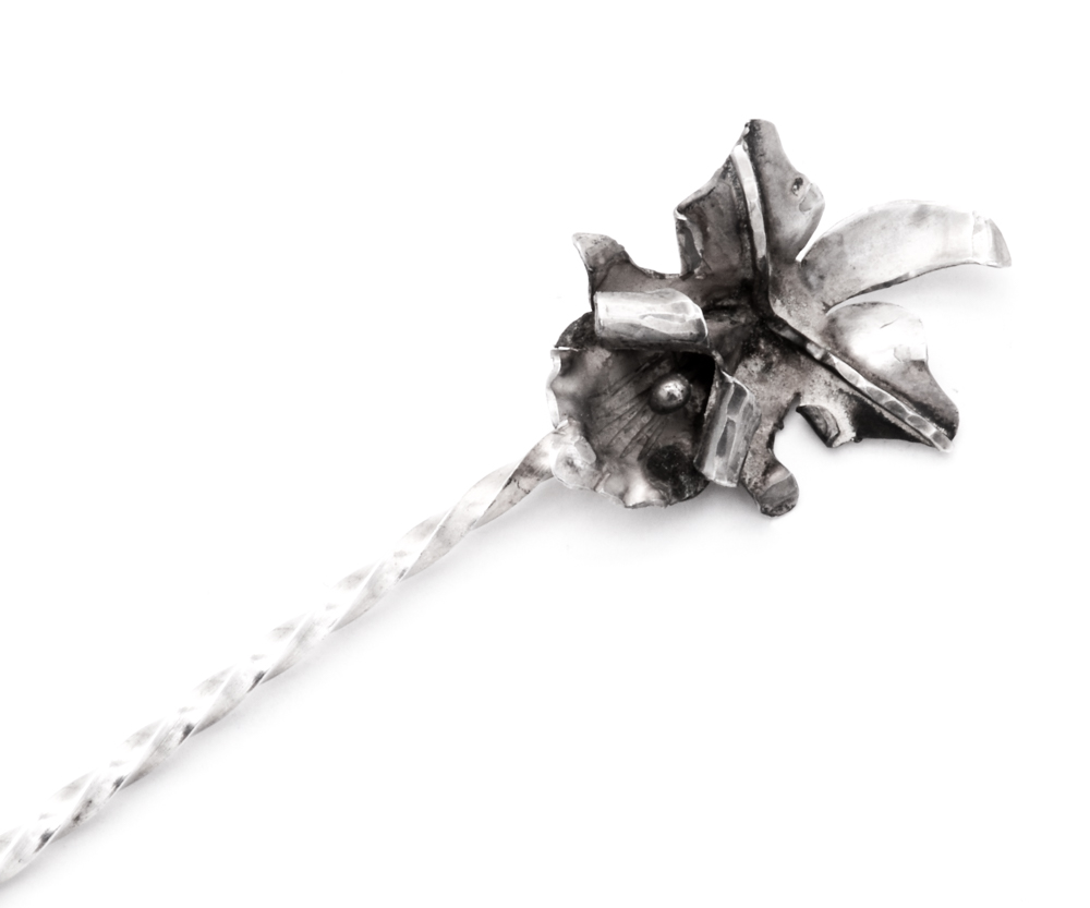 Sterling Silver Coin Bowl Salt Spoon