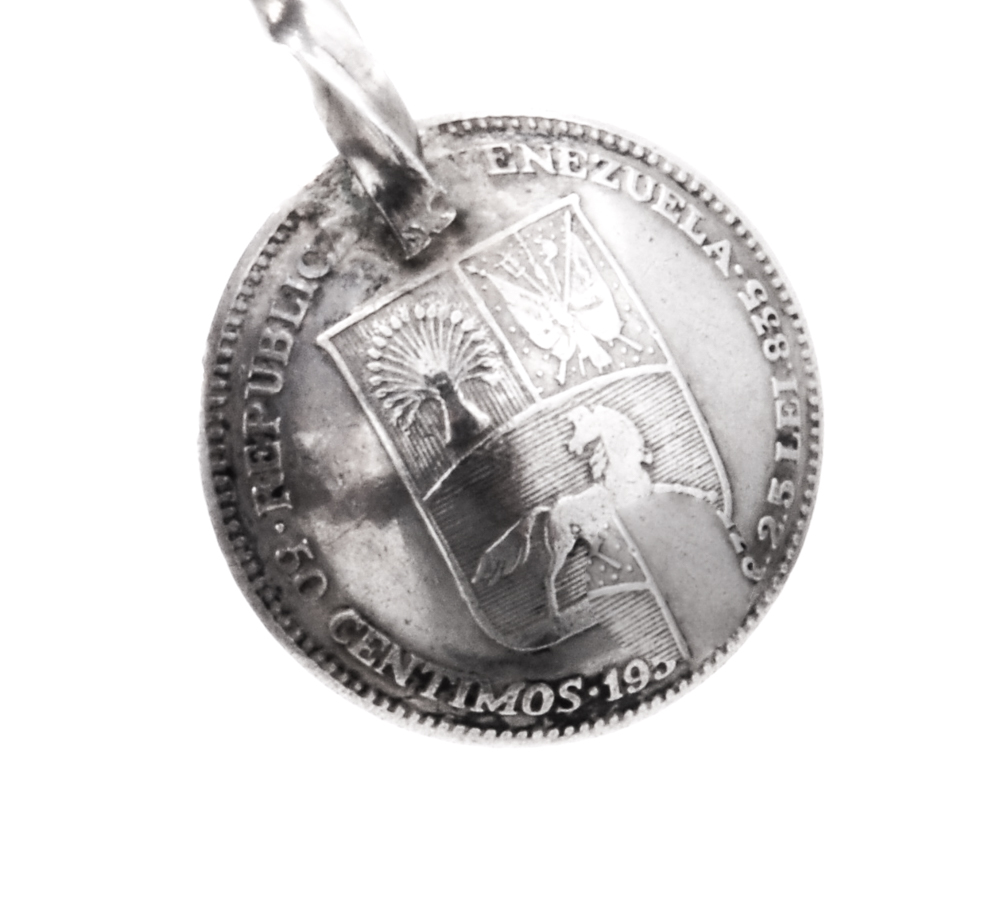 Sterling Silver Coin Bowl Salt Spoon