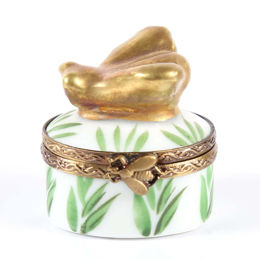 Limoges Porcelain Pill Box