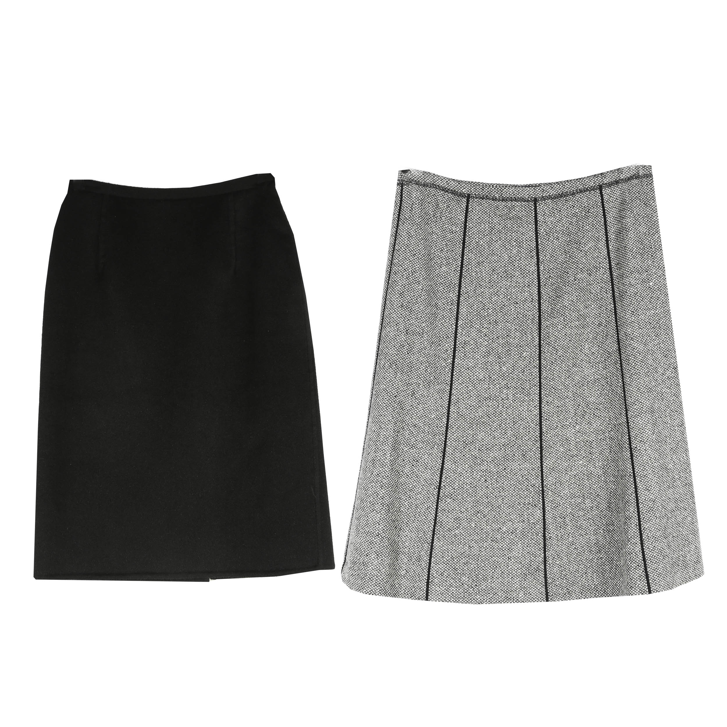 Women's Designer Skirts Featuring Prada