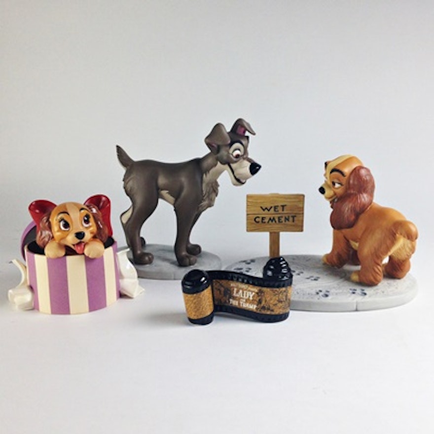 Walt Disney Classics Collection "Lady and the Tramp" Figurines