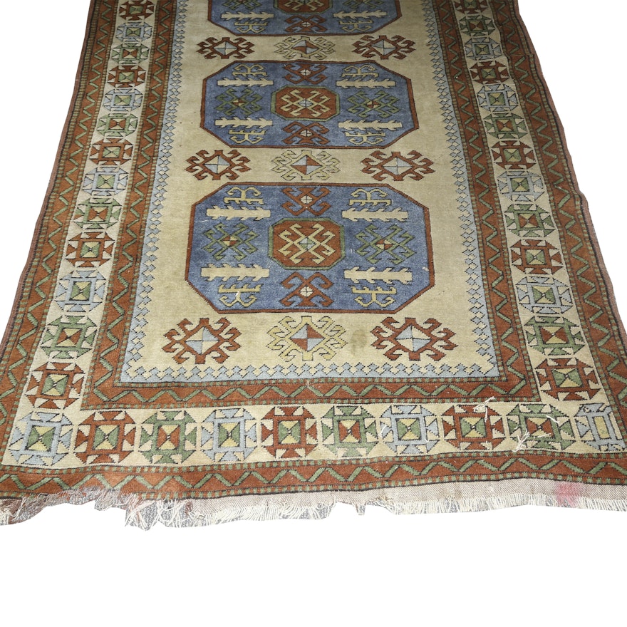 Hand-Knotted Anatolian Wool Area Rug