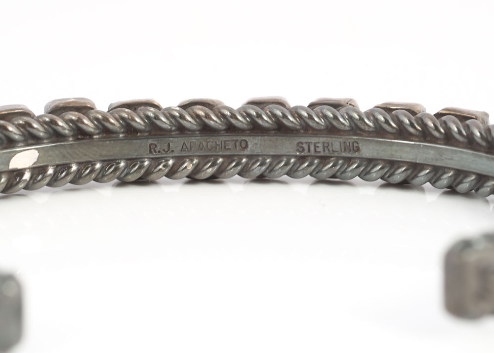 Navajo Diné Sterling Silver Turquoise Cuff Bracelets