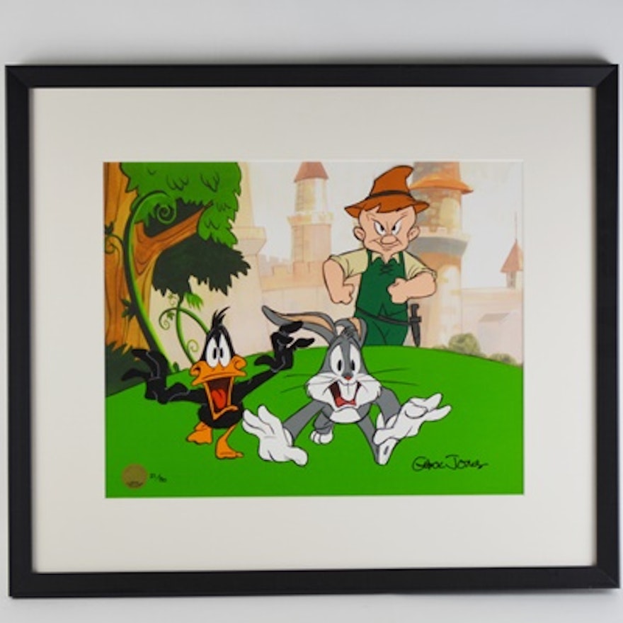 Chuck Jones  Limited Edition Animation Cel "Beanstalk Bunny"