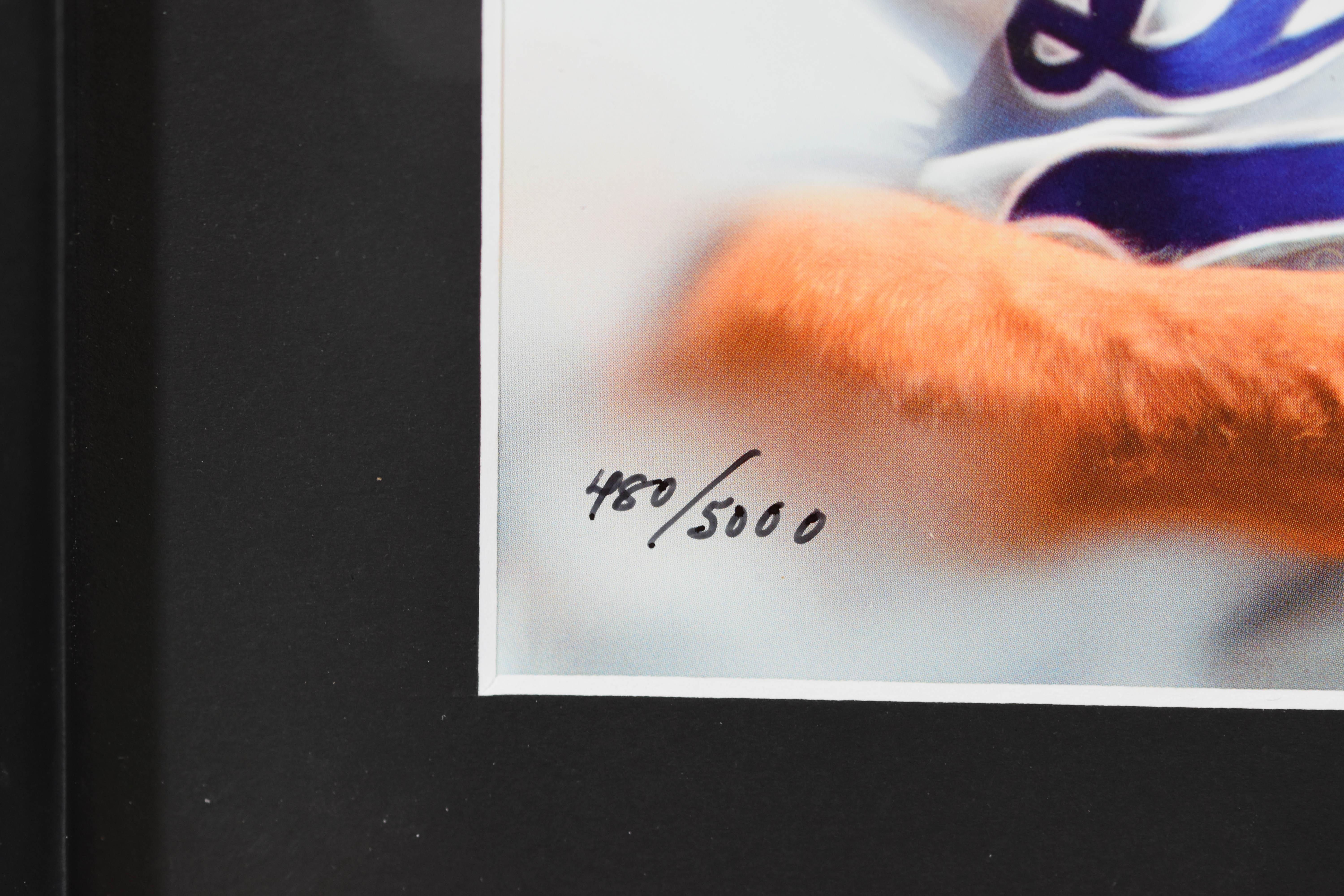 LE Framed Lithographs of Jackie Robinson, Tommy Lasorda and Homerun Popeye Dodge