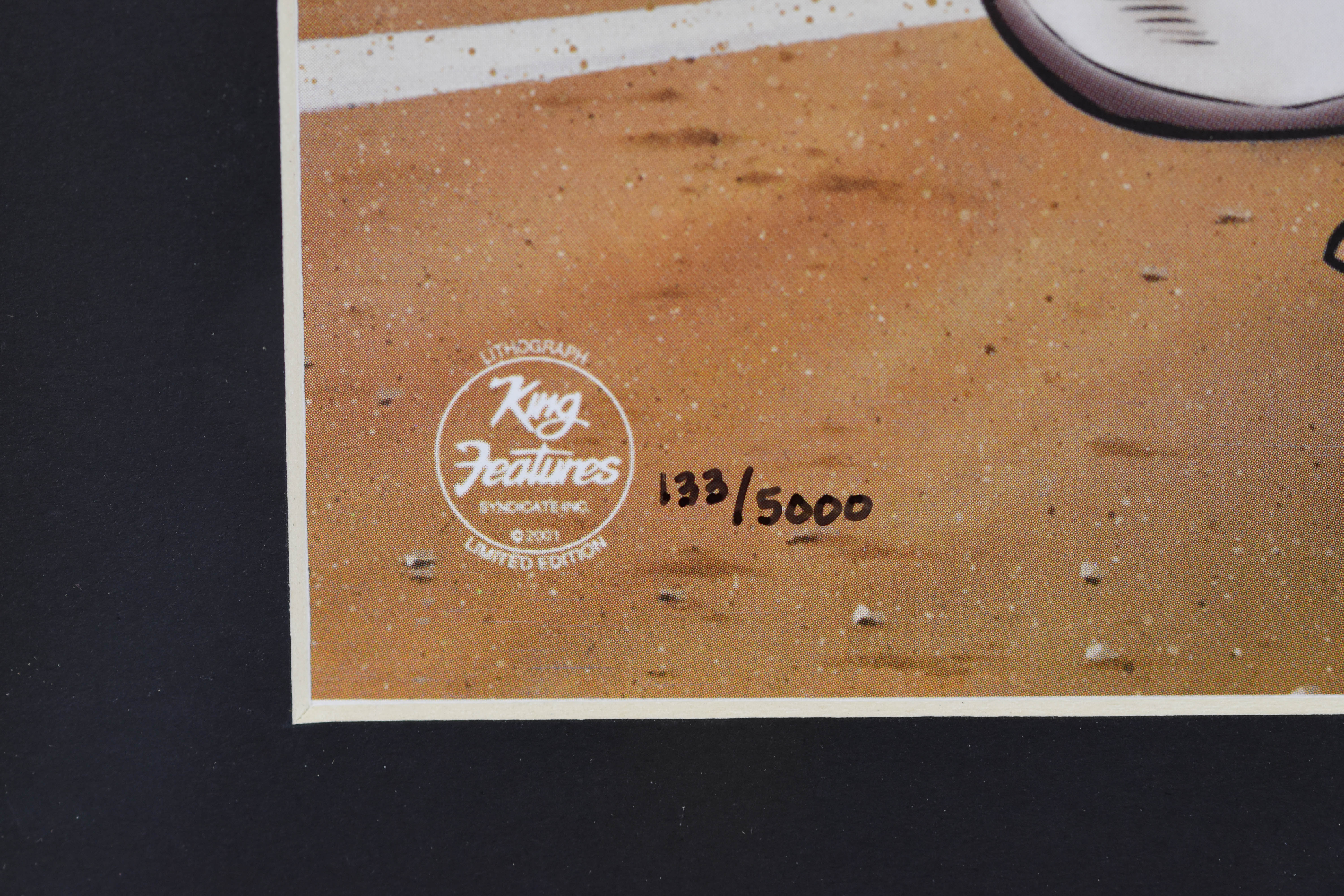 LE Framed Lithographs of Jackie Robinson, Tommy Lasorda and Homerun Popeye Dodge