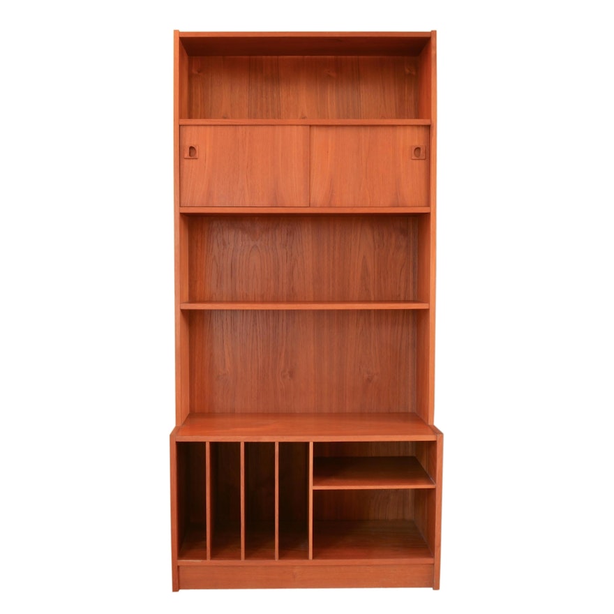 Danish Modern Bookcase/Cabinet Unit