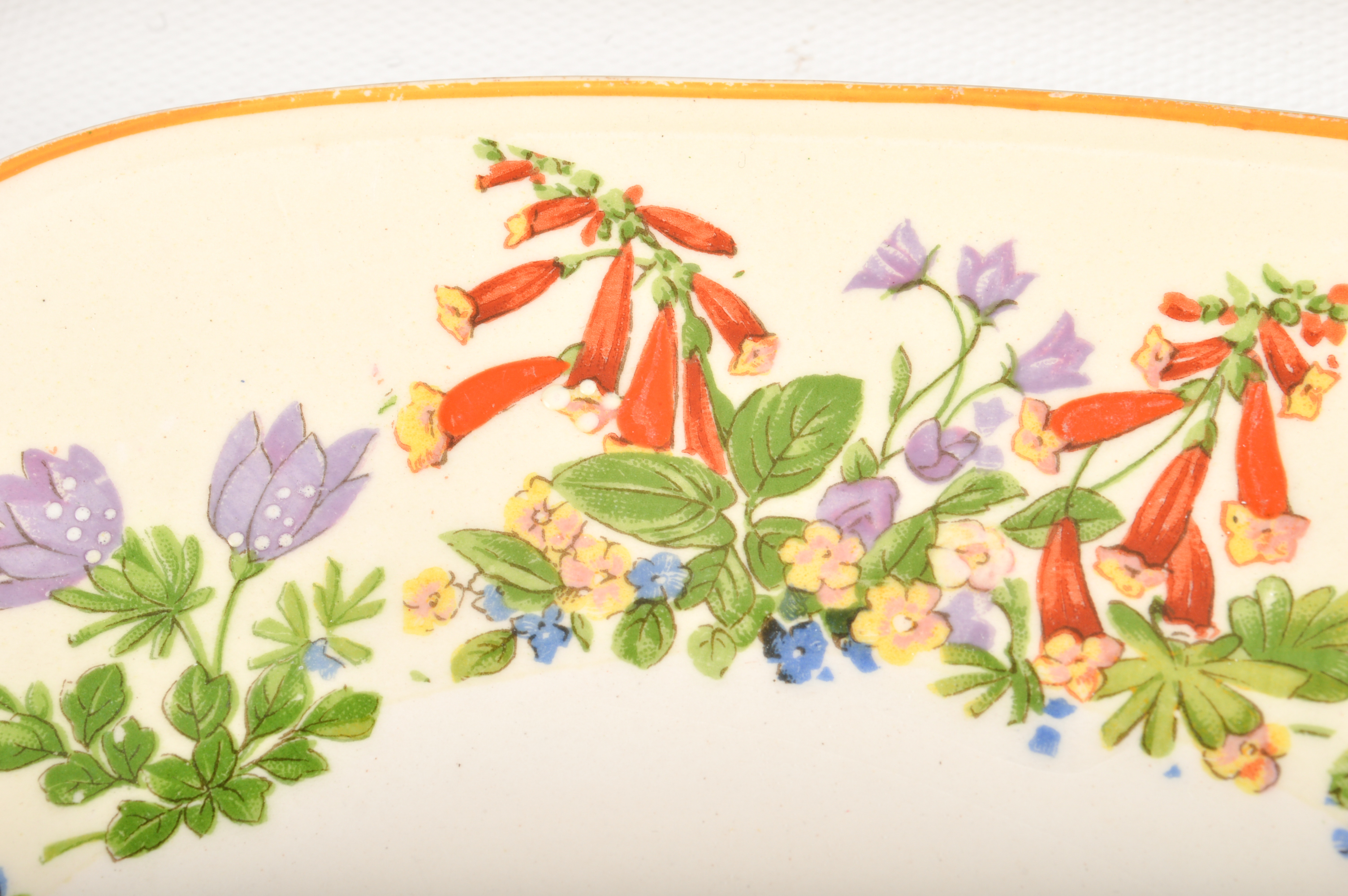 Vintage Floral China and Porcelain Plate Collection including Royal Worcester