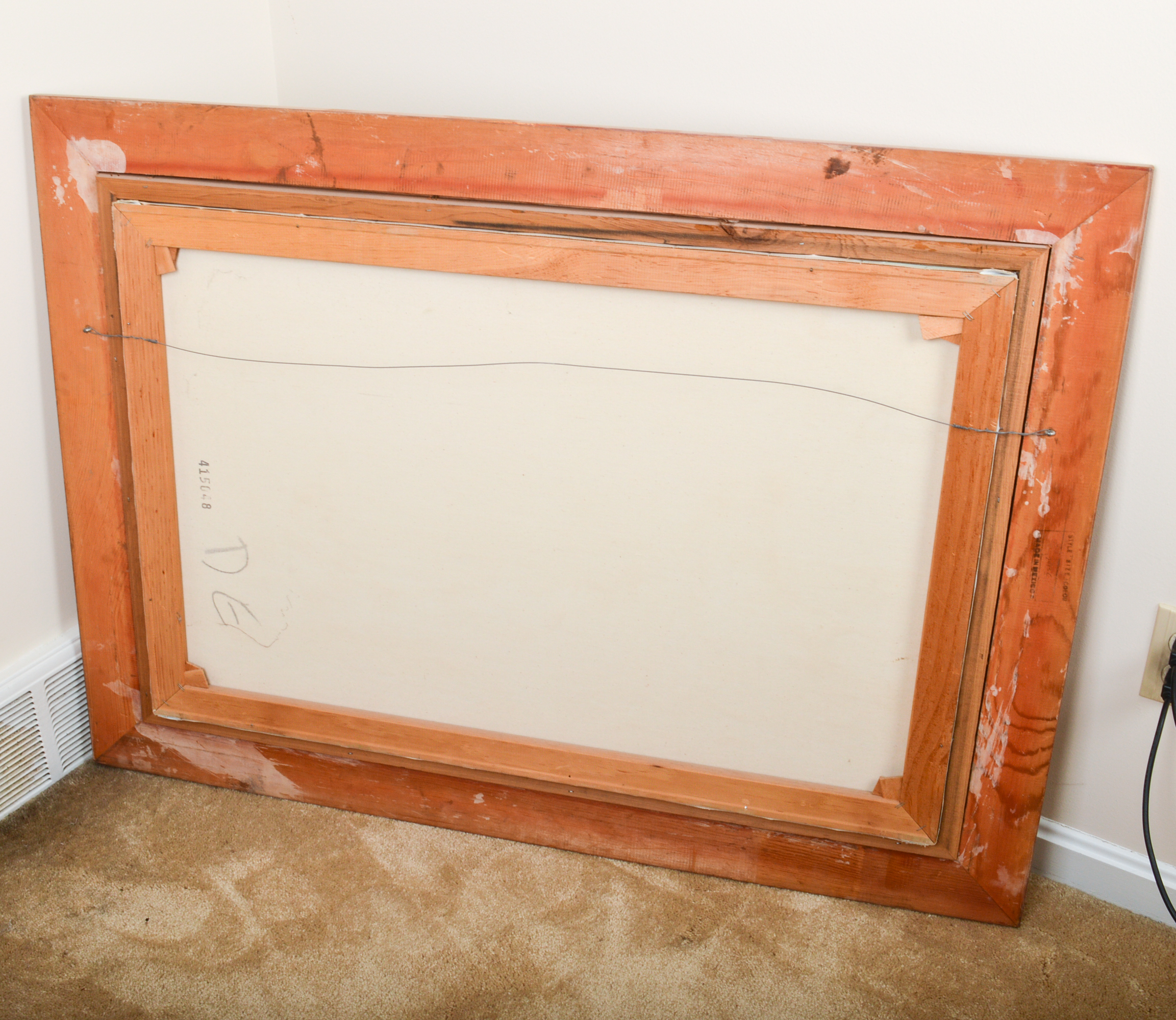 Vintage Signed Acrylic on Canvas Oceanscape Painting