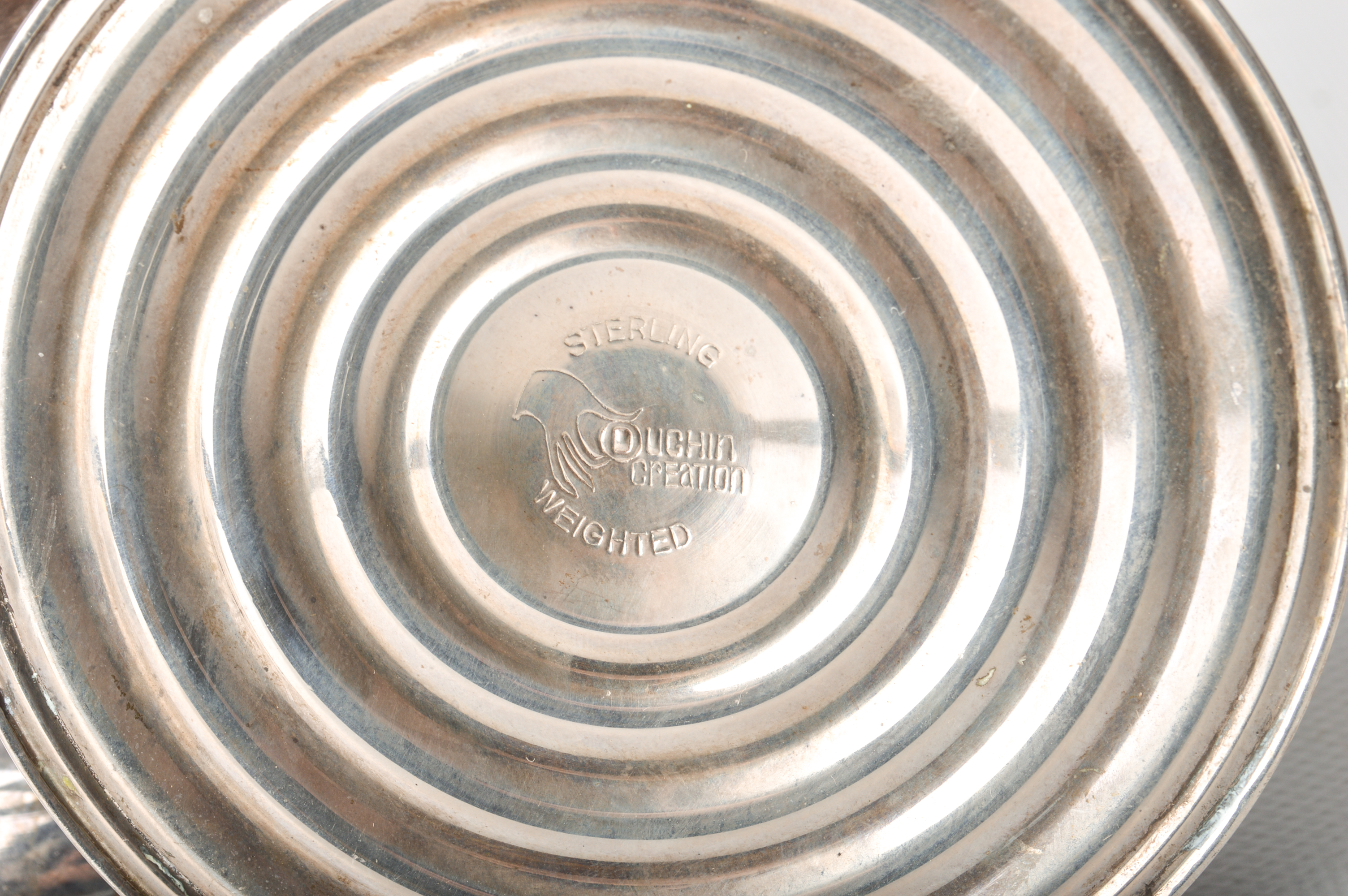 Vintage Towle and Duchin Creations Weighted Sterling Silver Candleholders