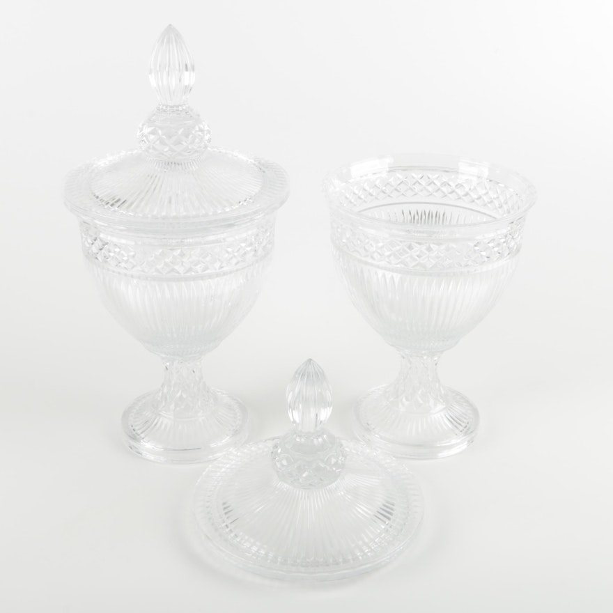 Fifth Avenue Crystal "Estate" Lidded Candy Dishes