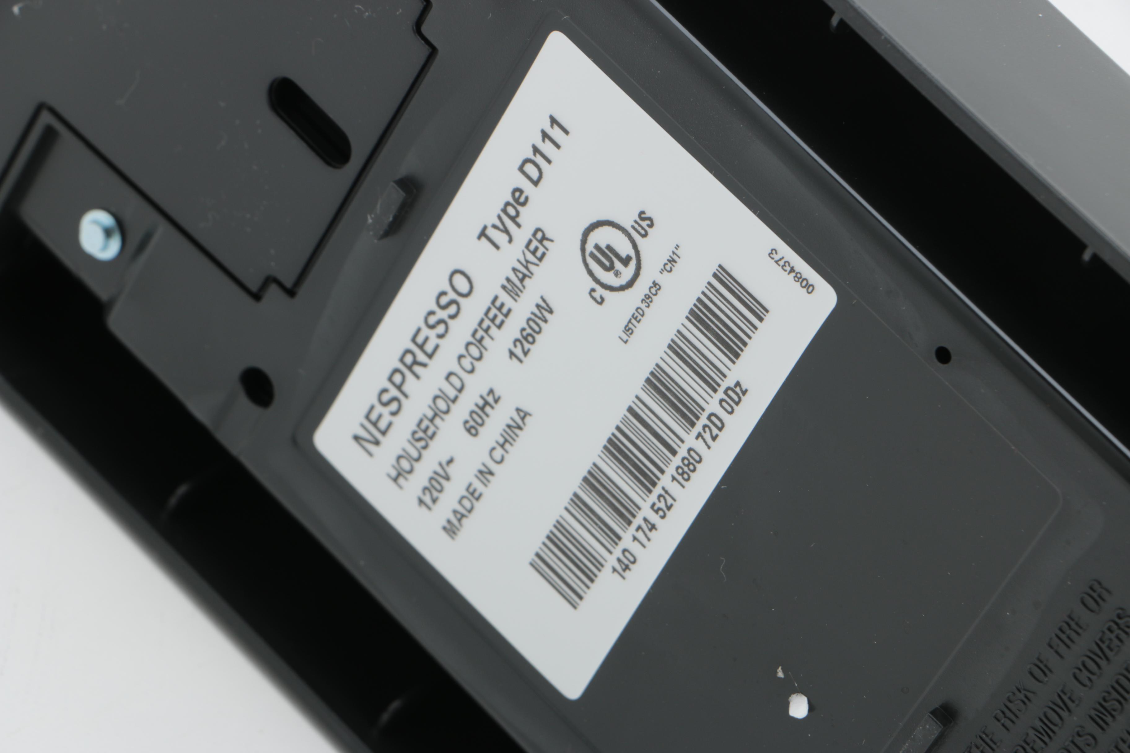 Nespresso "Citiz" Espresso Machine