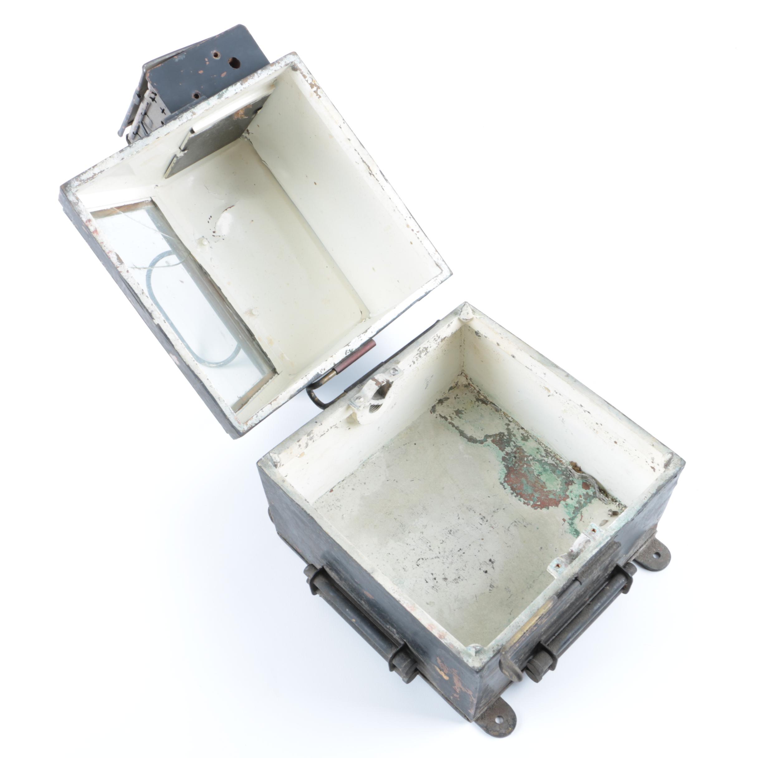 Pair Vintage U.S. Naval Observatory Binnacles