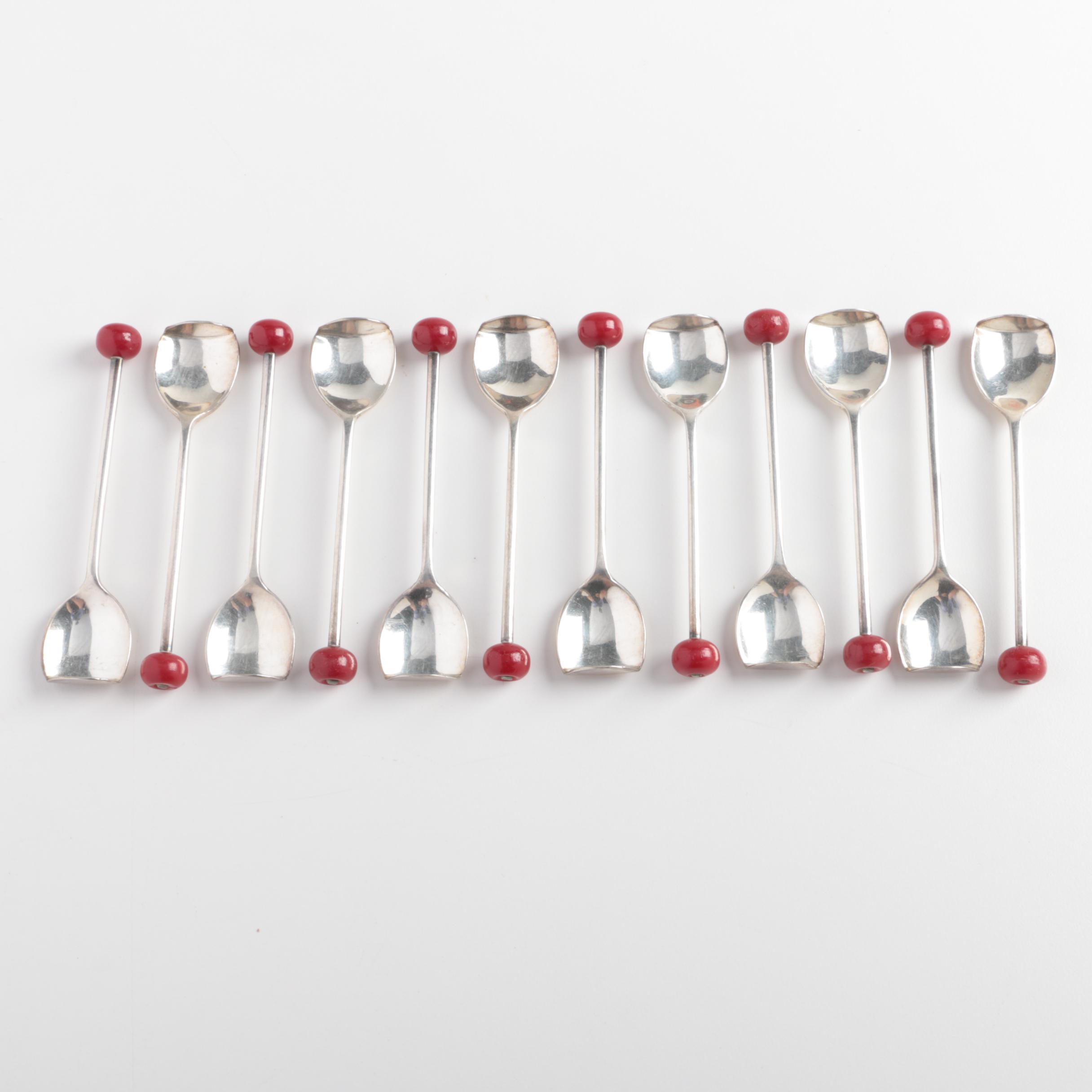 Early 20th-Century Barker Brothers of Birmingham Silver Plate Muddlers