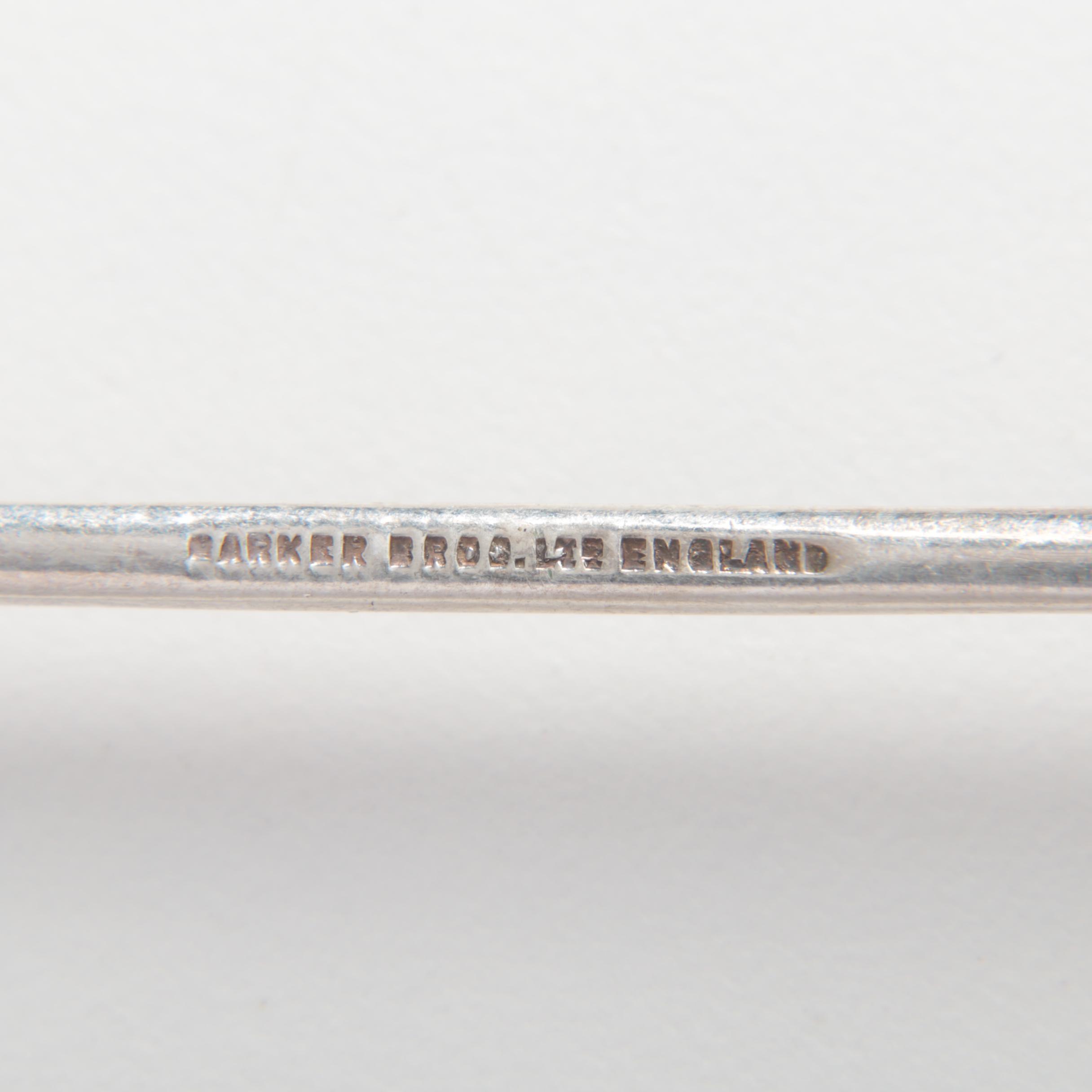 Early 20th-Century Barker Brothers of Birmingham Silver Plate Muddlers