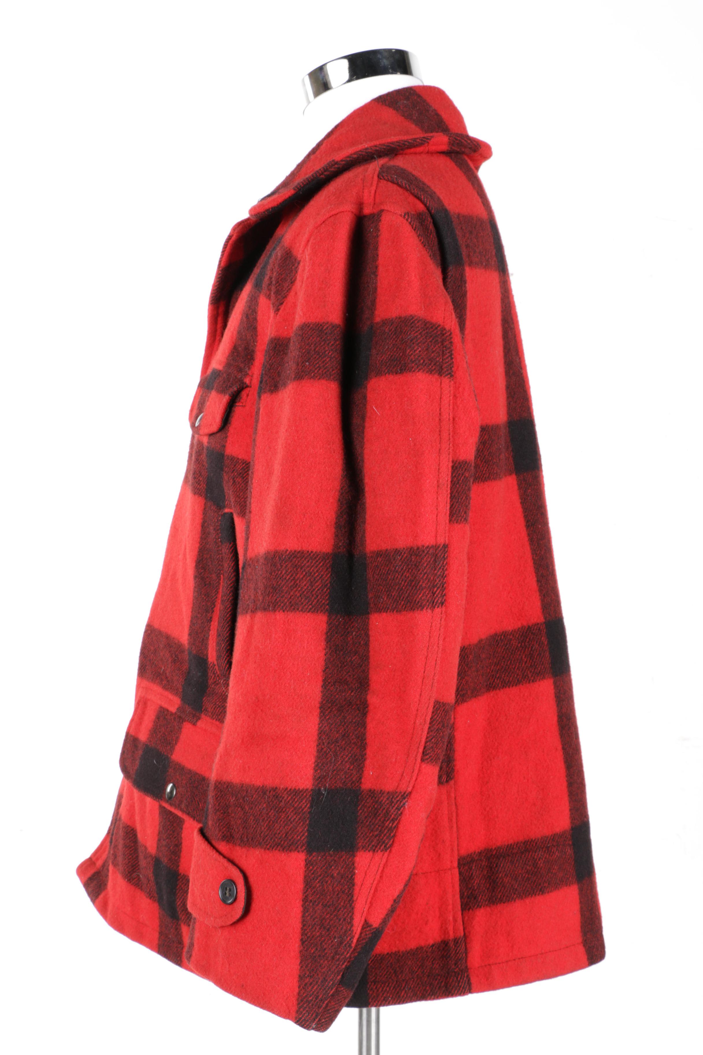 Men's Carter's Plaid Wool Coat