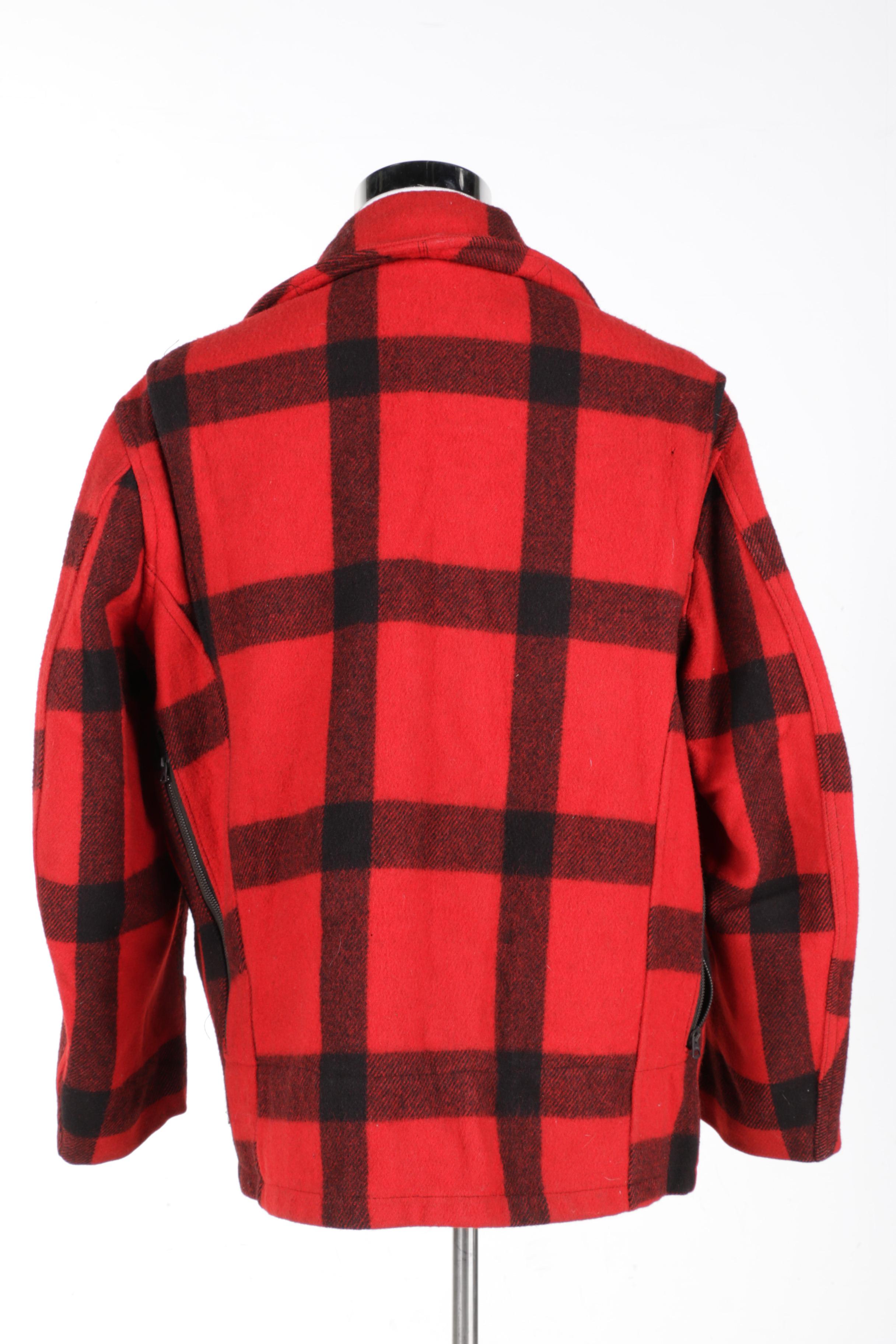 Men's Carter's Plaid Wool Coat