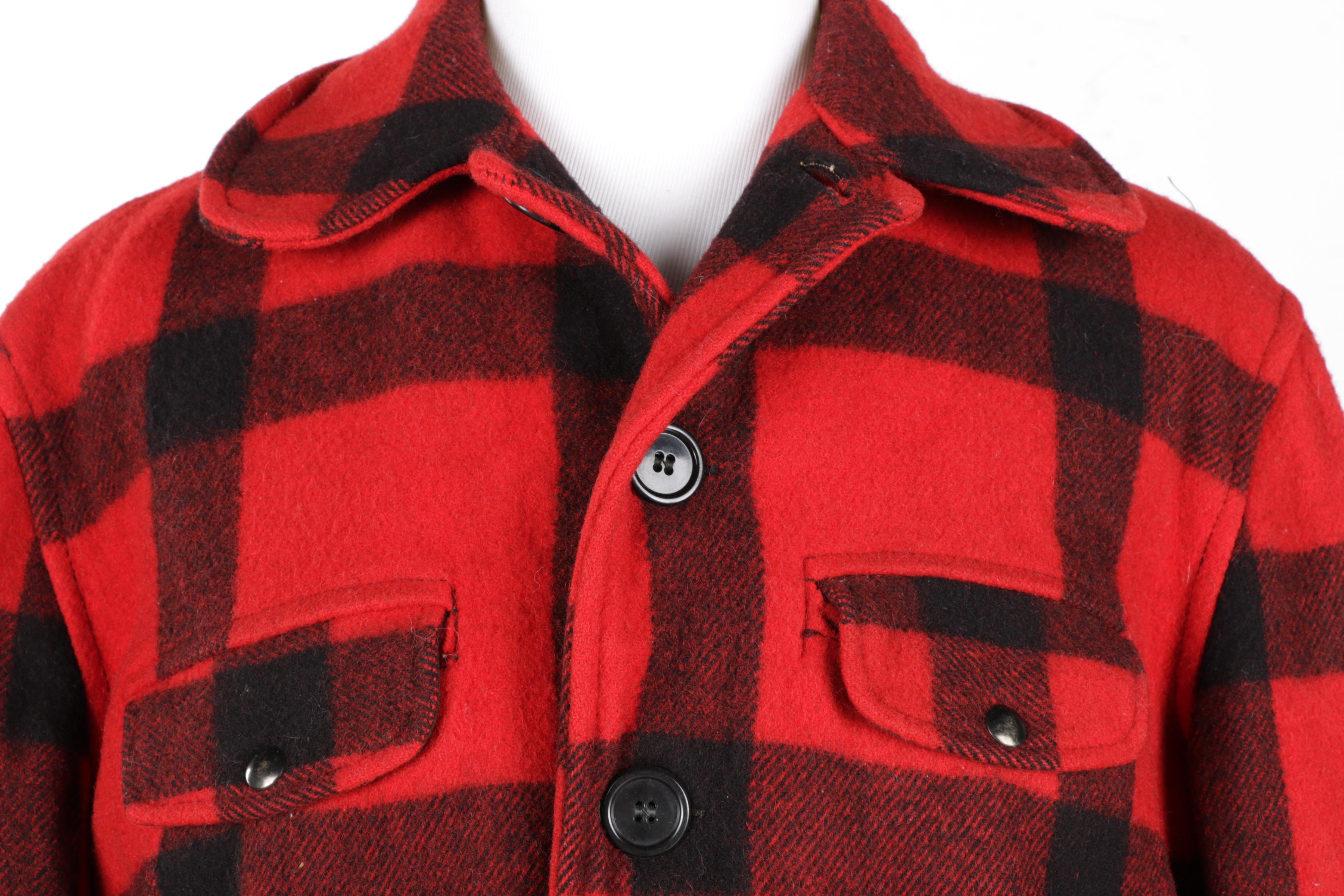 Men's Carter's Plaid Wool Coat