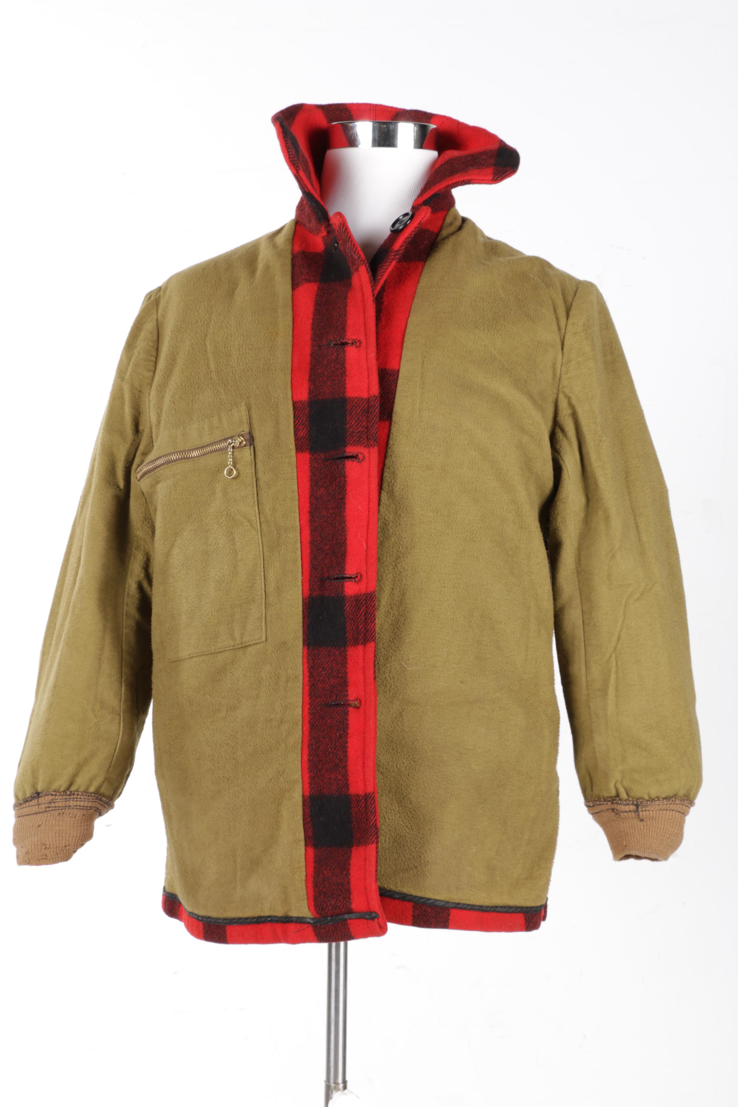 Men's Carter's Plaid Wool Coat