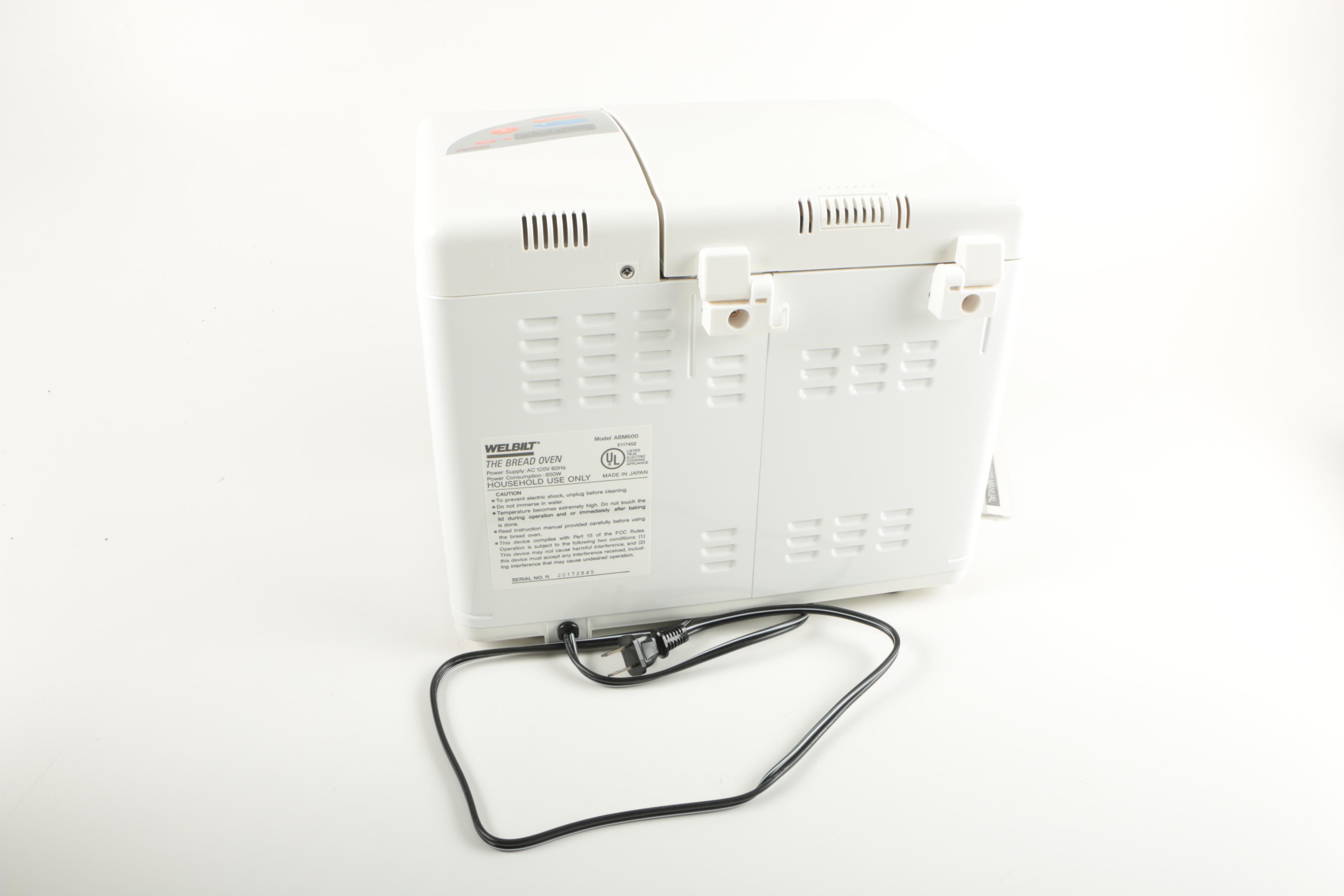 Welbilt The Bread Oven Breadmaker