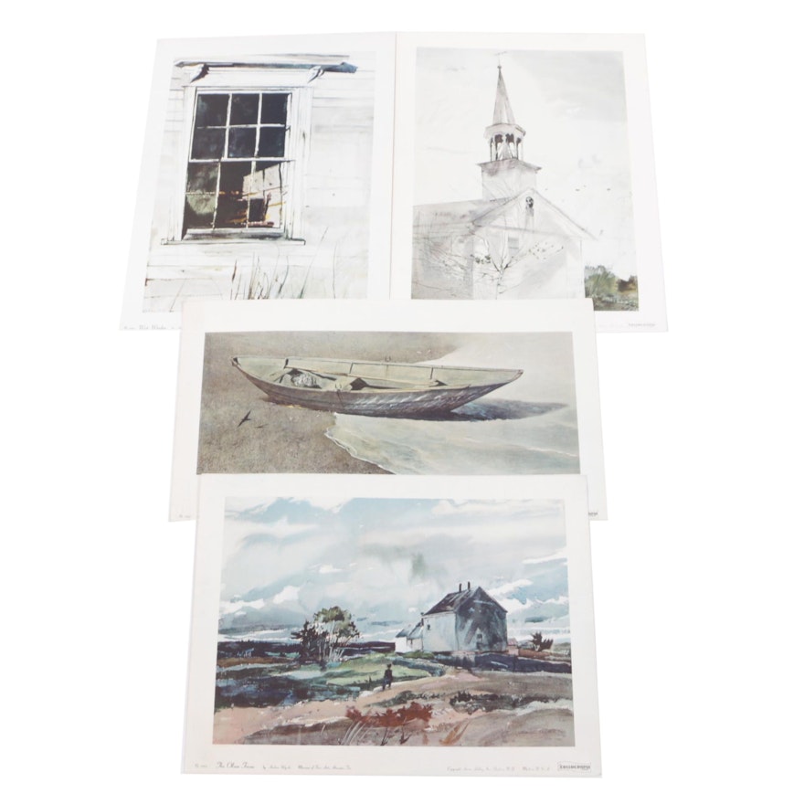 Collection of Giclee Prints on Paper After Andrew Wyeth