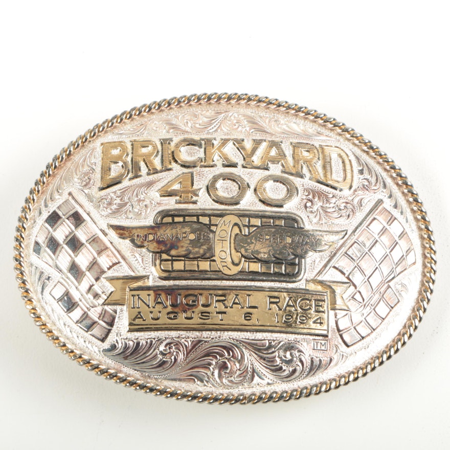 1994 Limited Edition Brickyard 400 Belt Buckle