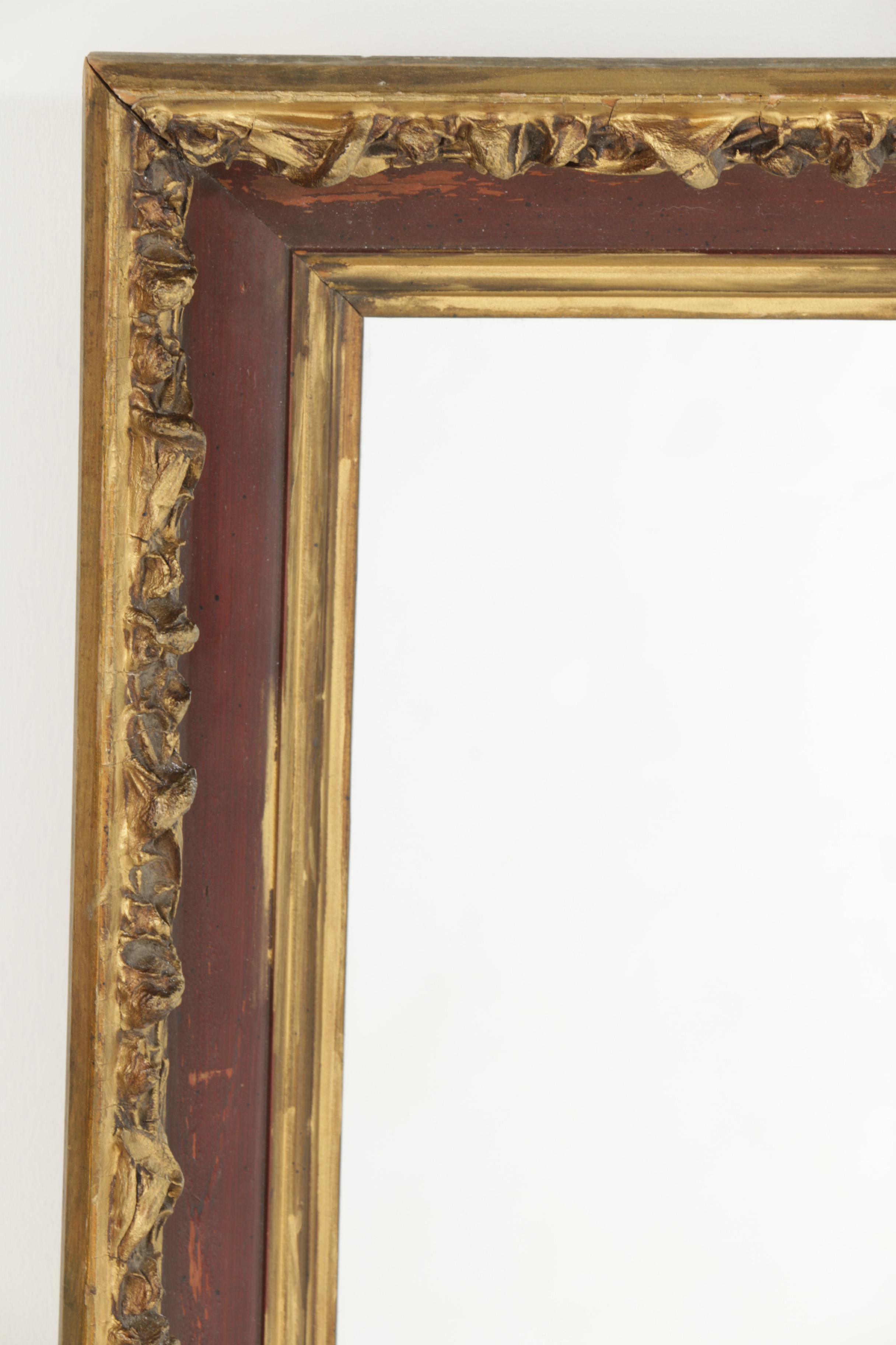 Gilt Wood Framed Wall Mirror