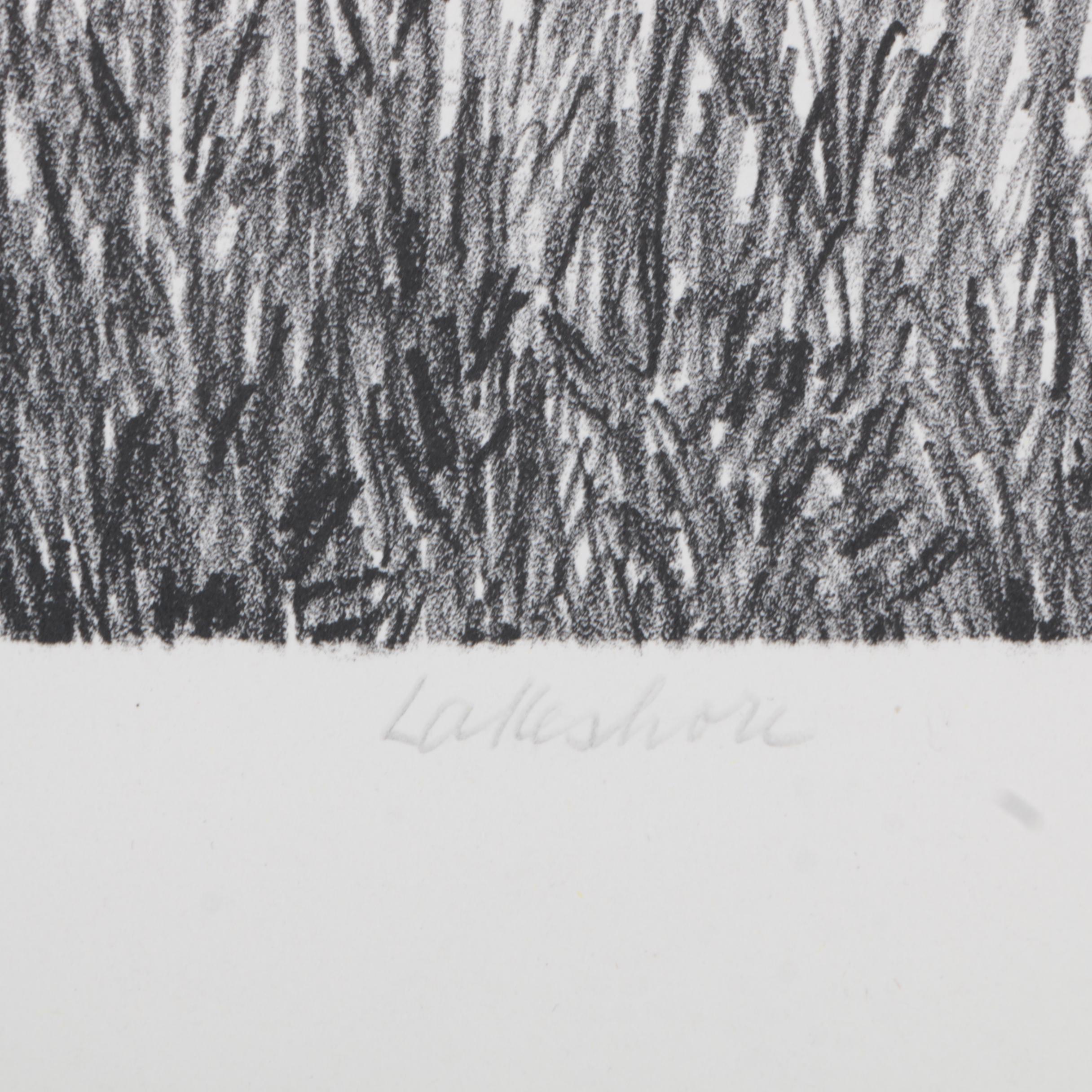 Roderick Turner Artist's Proof Lithograph with Debra Ann Kasimakis Watercolor