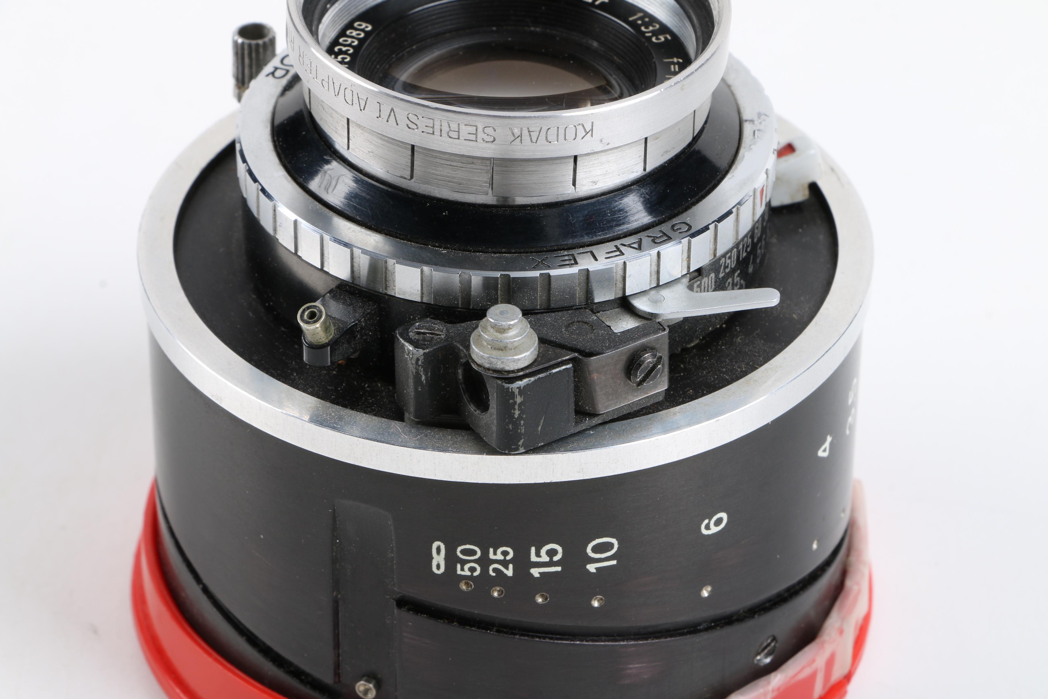 A Pair of Graflex Synchro-Compur Shutters with Carl Zeiss and Rodenstock Lenses