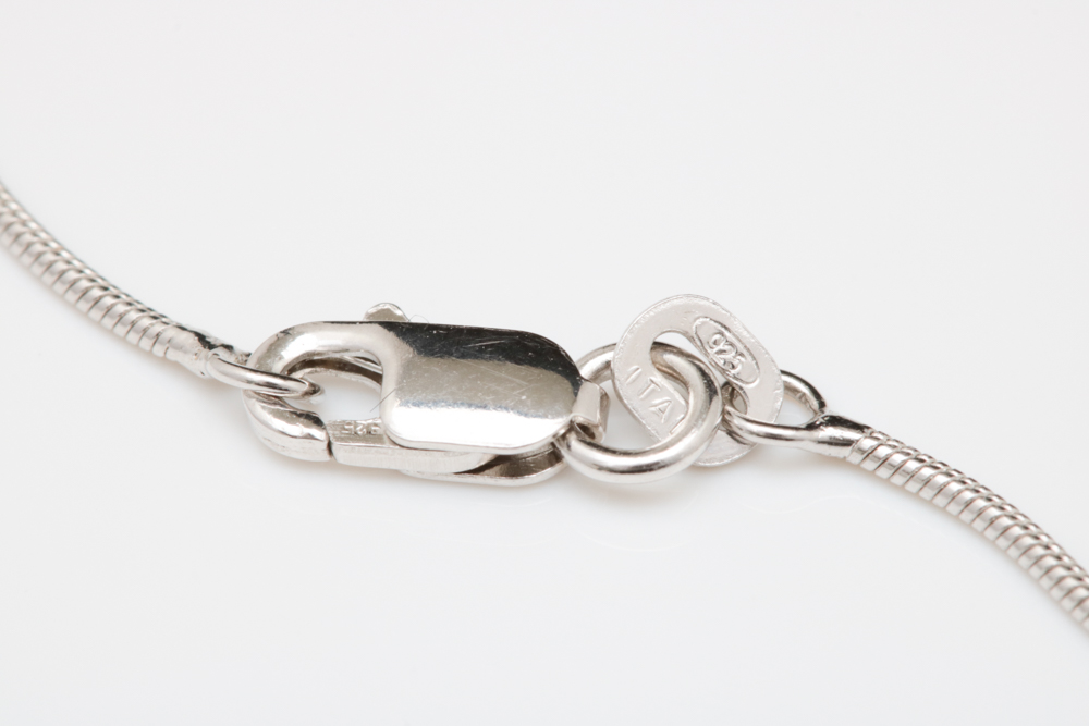 Sterling Silver and Amethyst Pendant with Chain