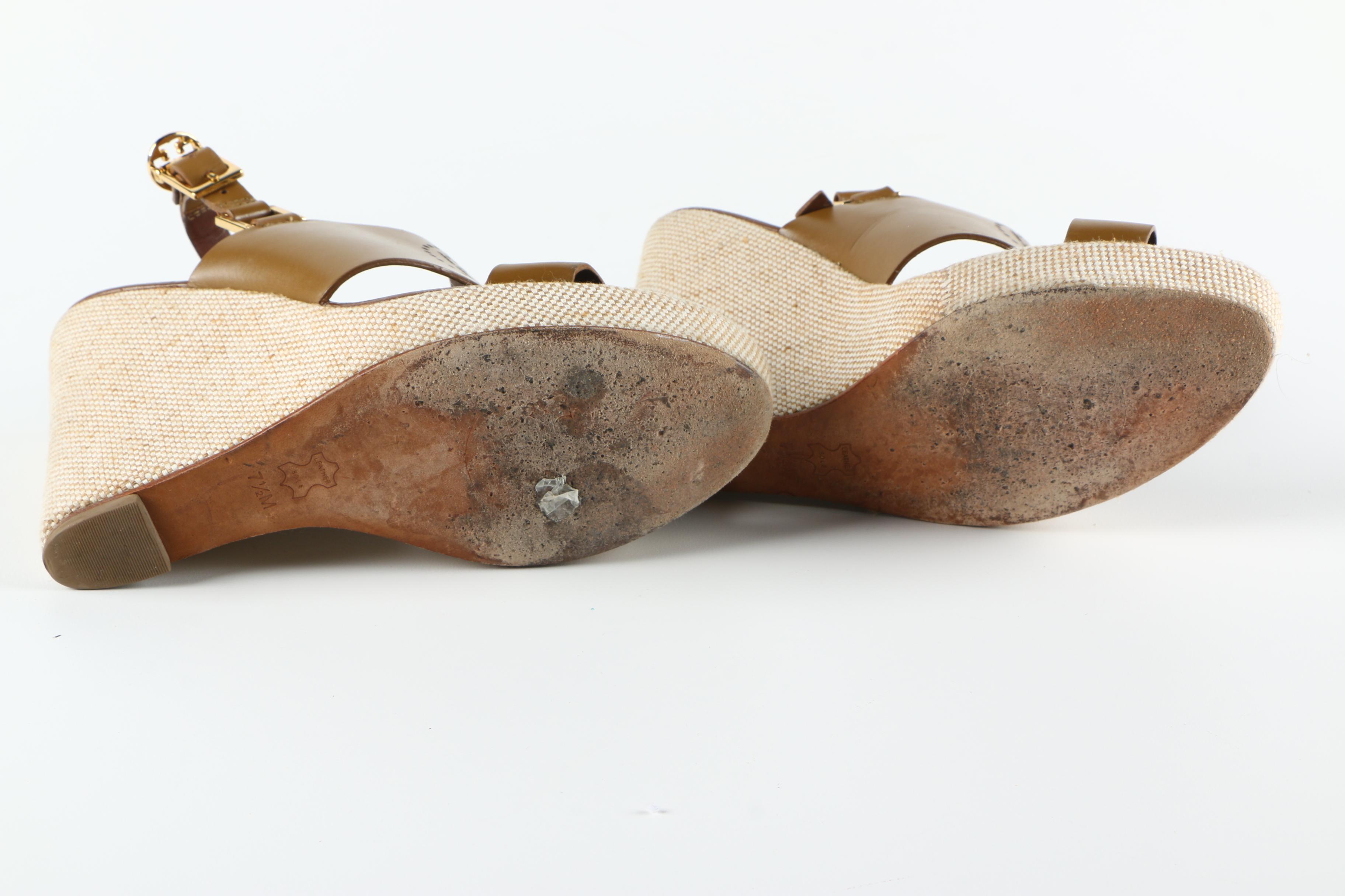 Tory Burch Platform Wedges and DKNY Loafers