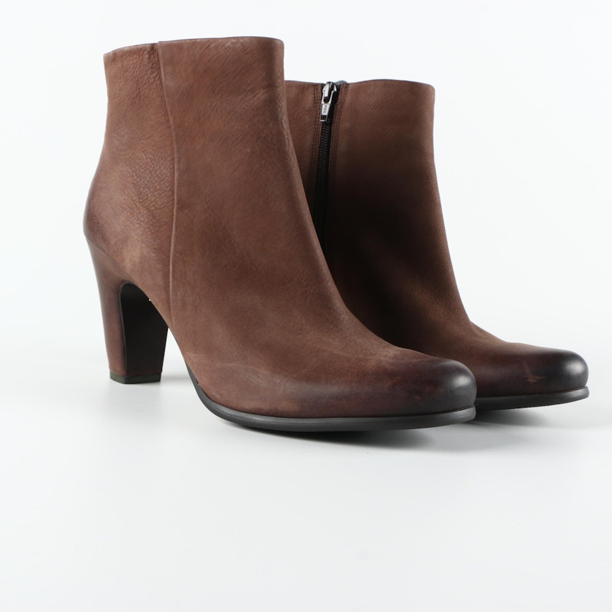 Ecco Brown Leather Boots