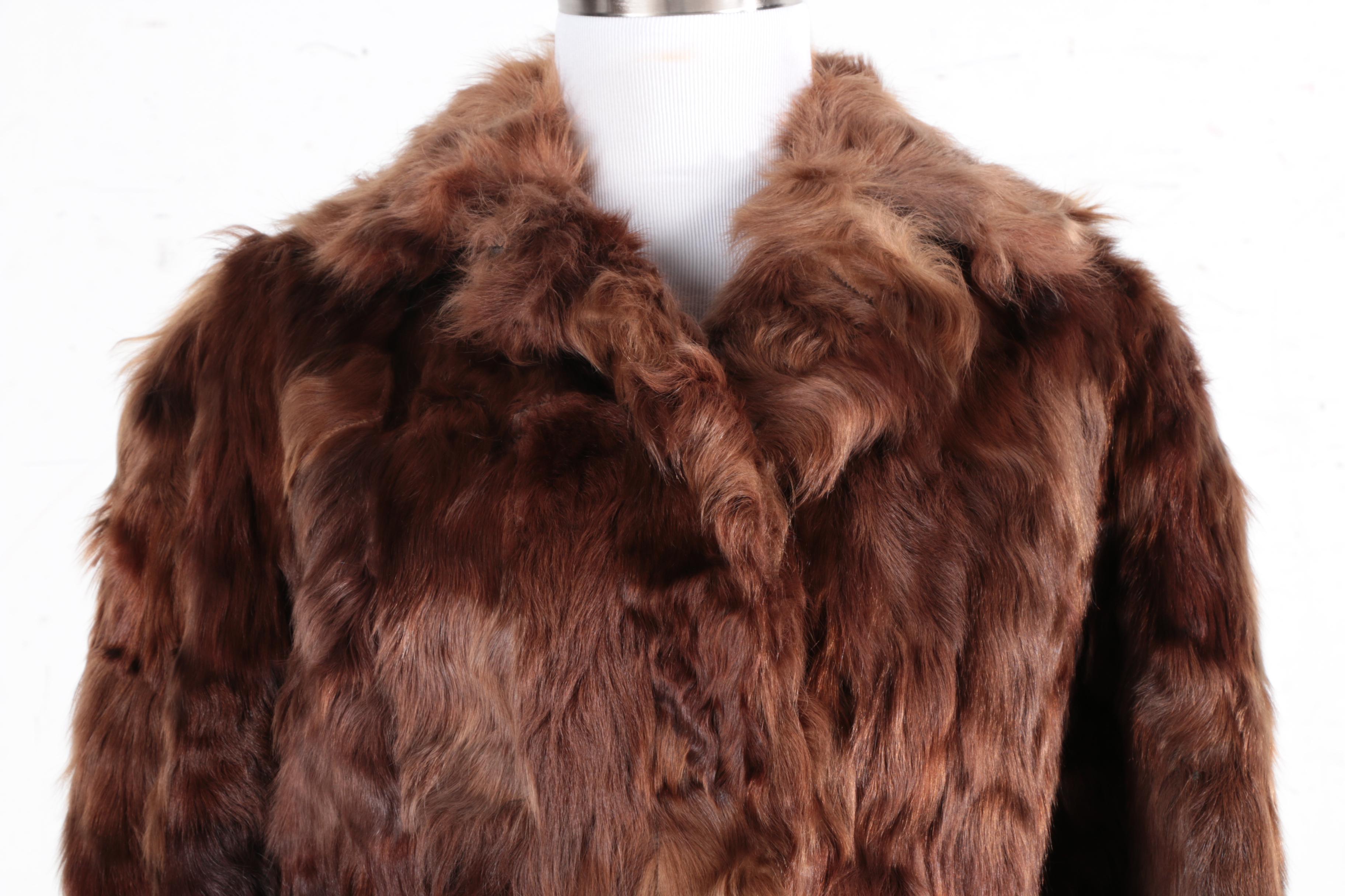 Vintage Goat Fur Coat