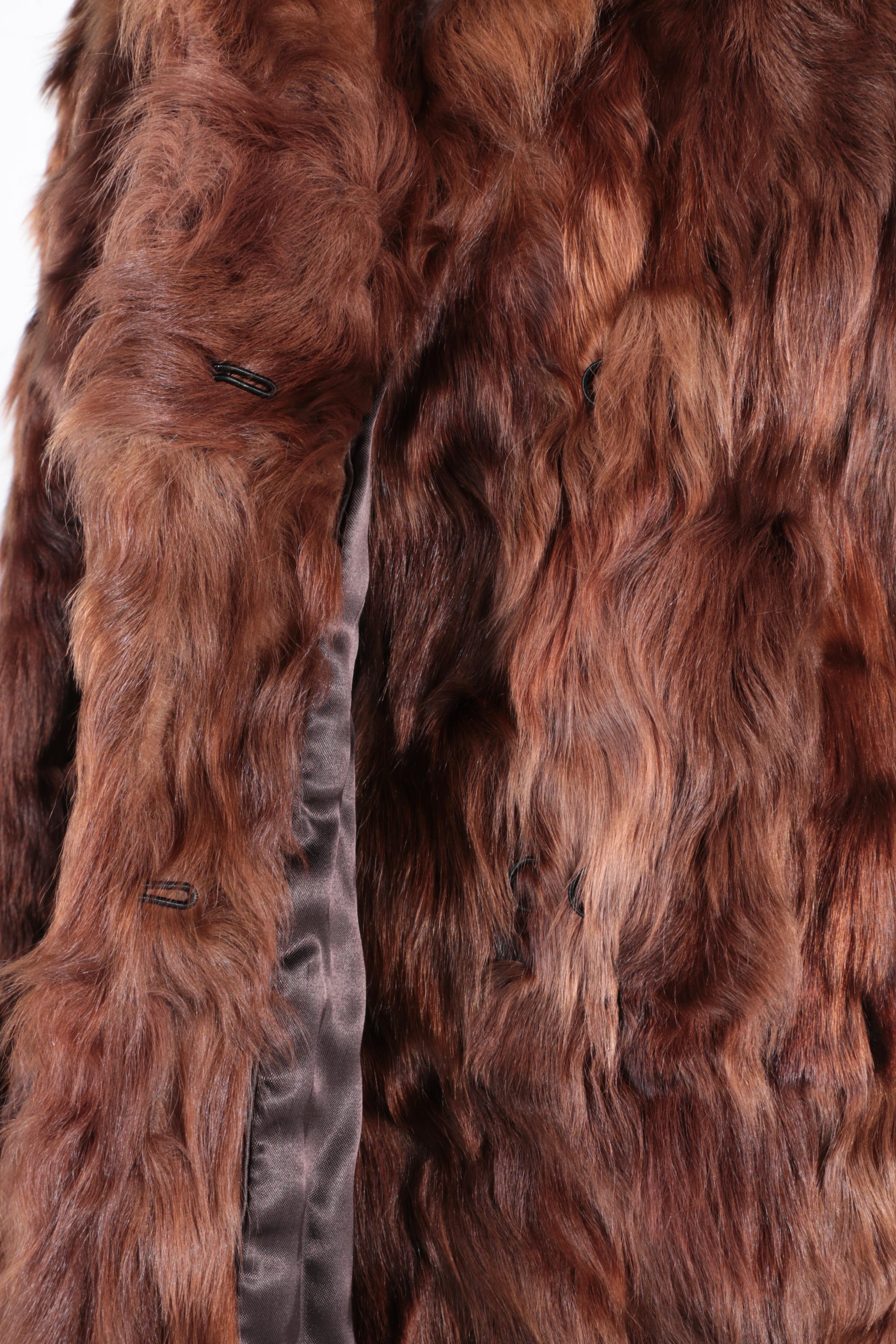 Vintage Goat Fur Coat