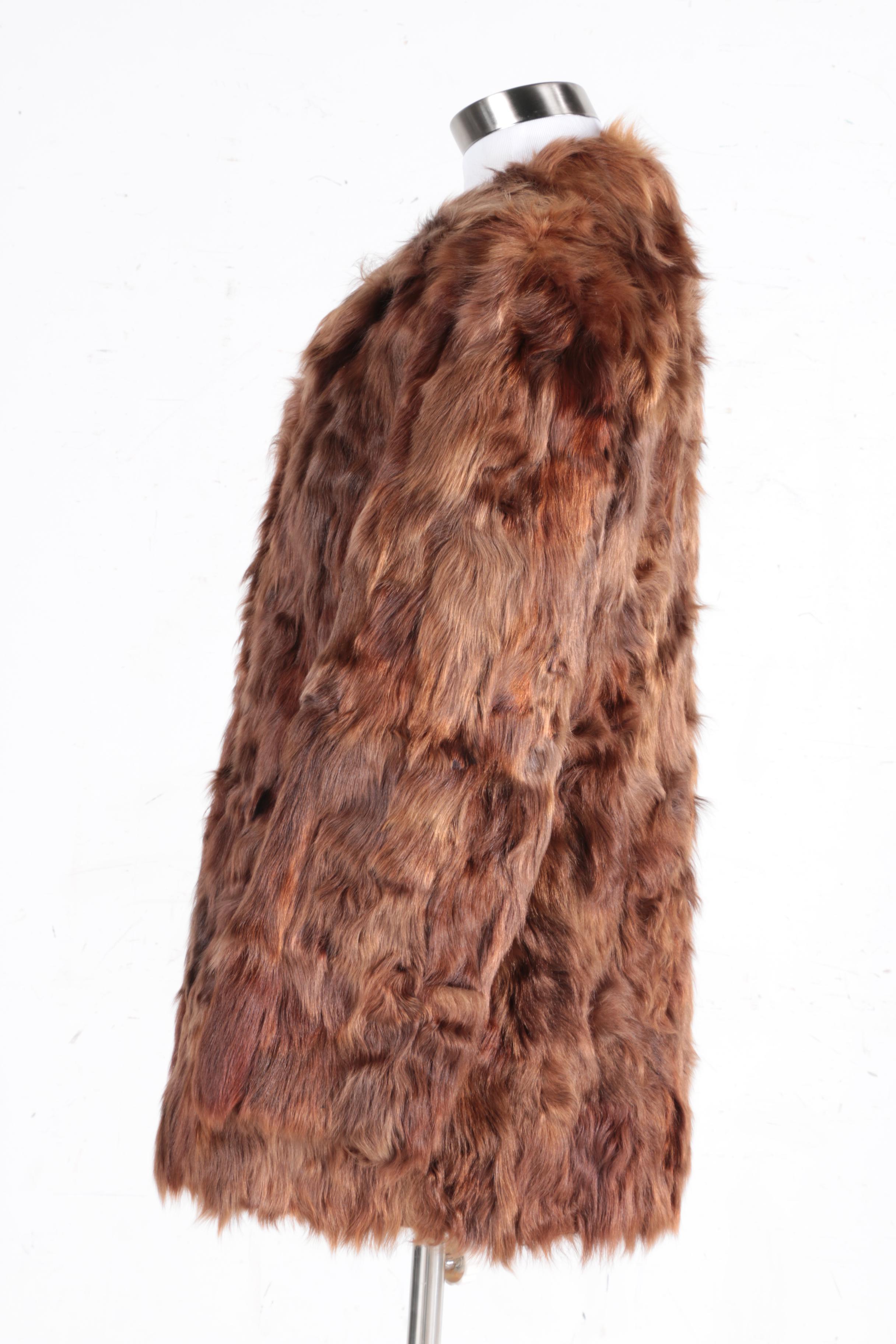 Vintage Goat Fur Coat