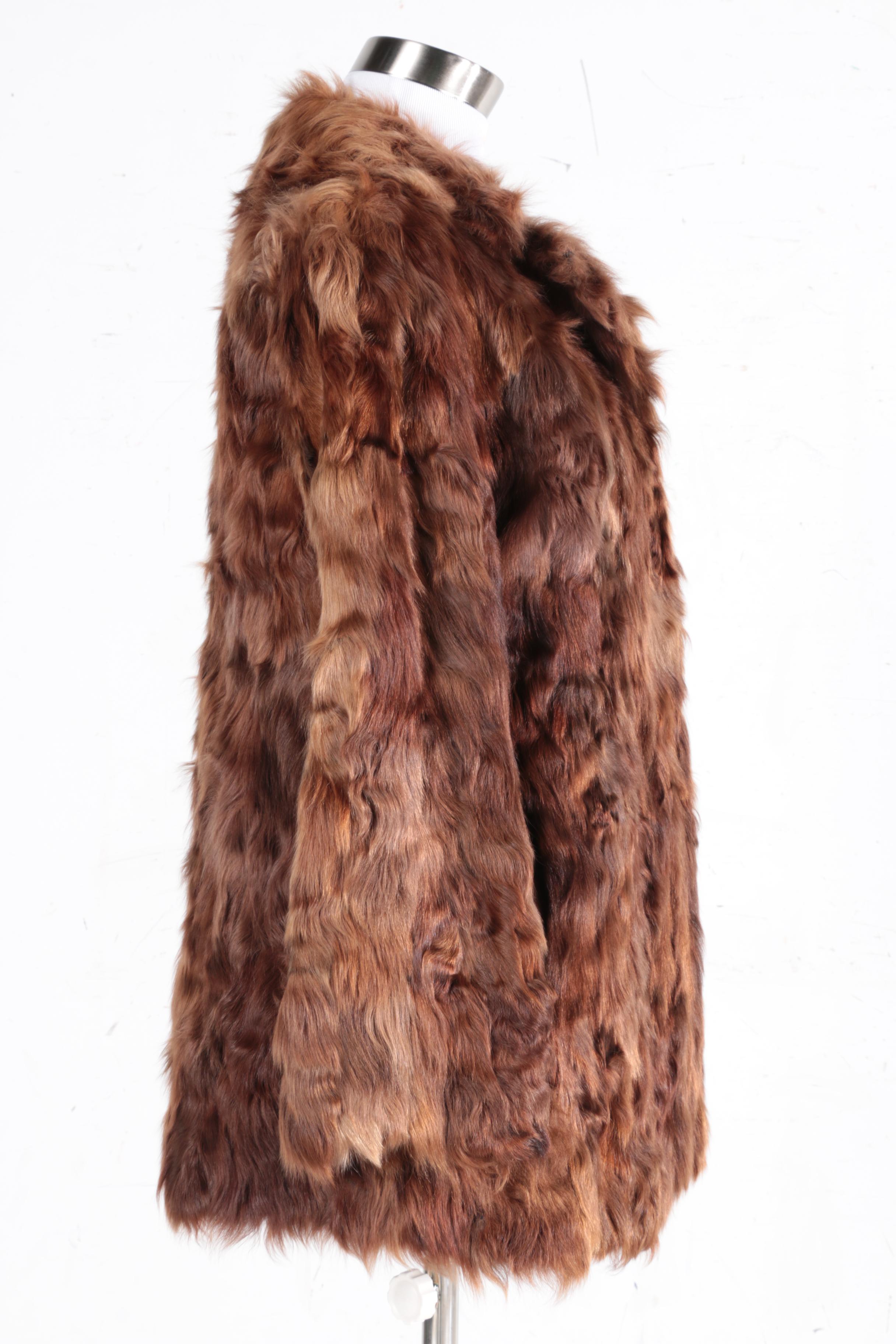 Vintage Goat Fur Coat