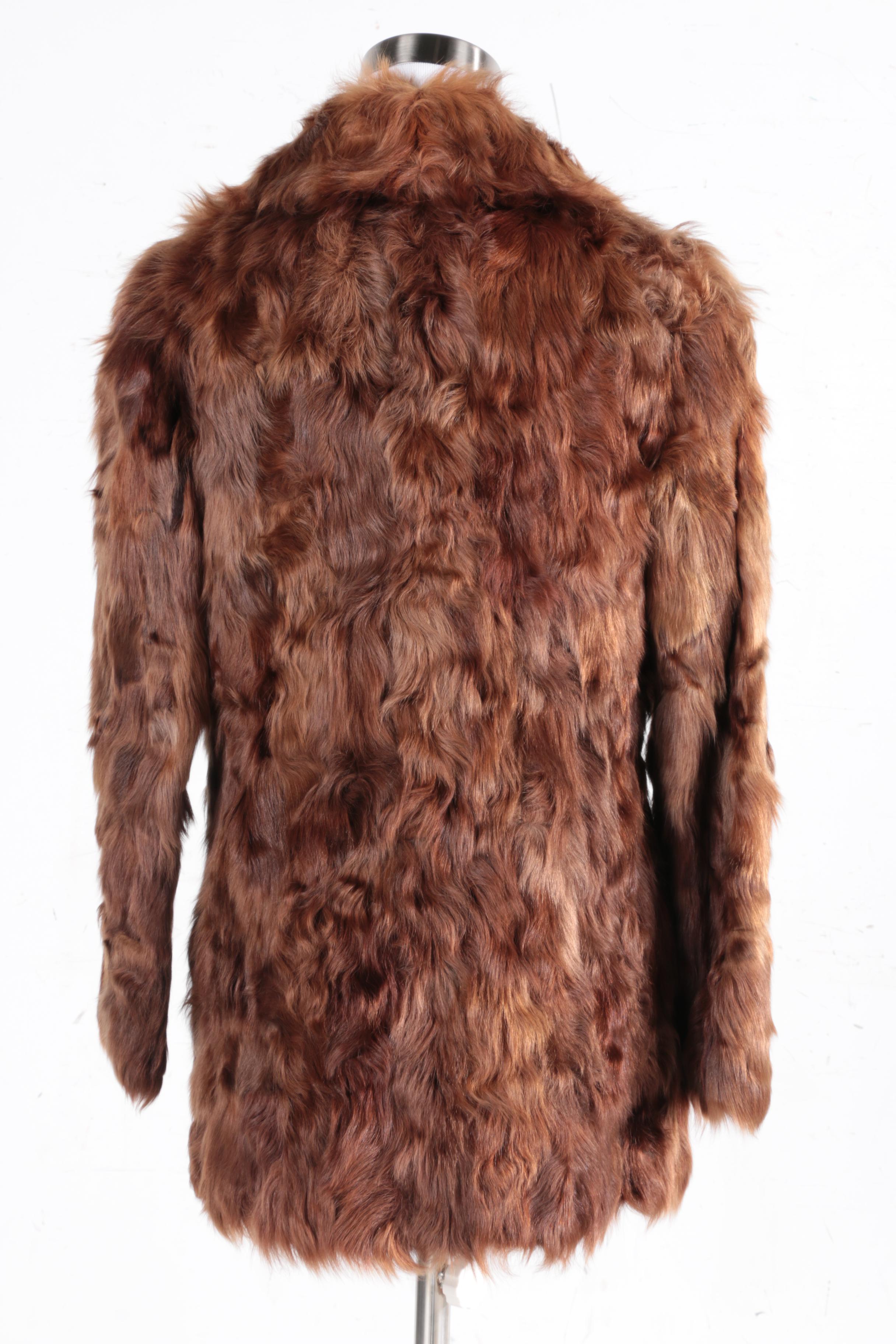 Vintage Goat Fur Coat