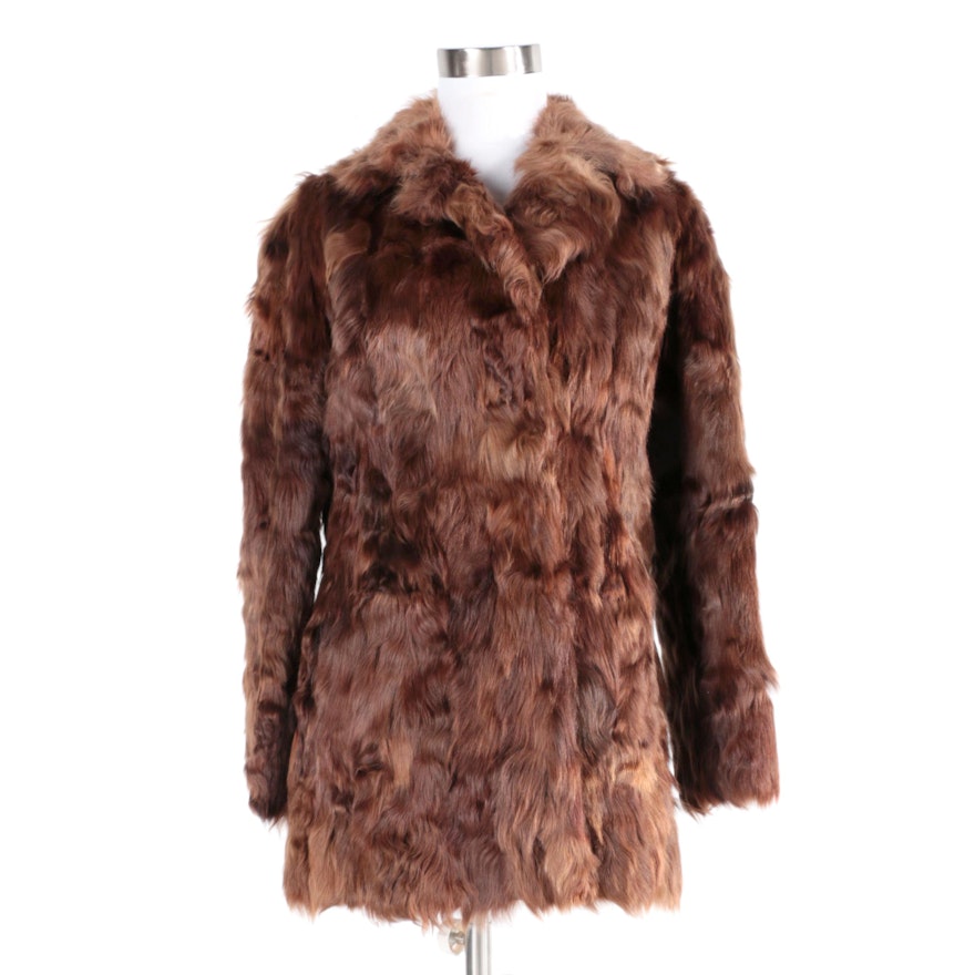 Vintage Goat Fur Coat