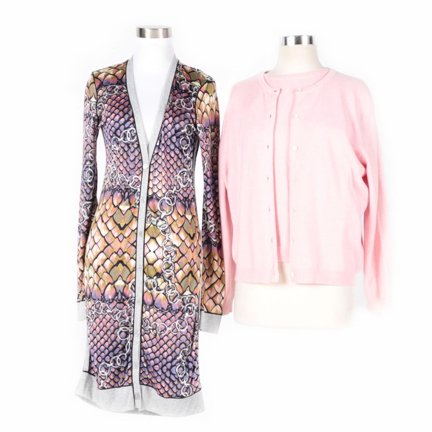 Women's Dress and Cardigan Including Neiman Marcus and Custo