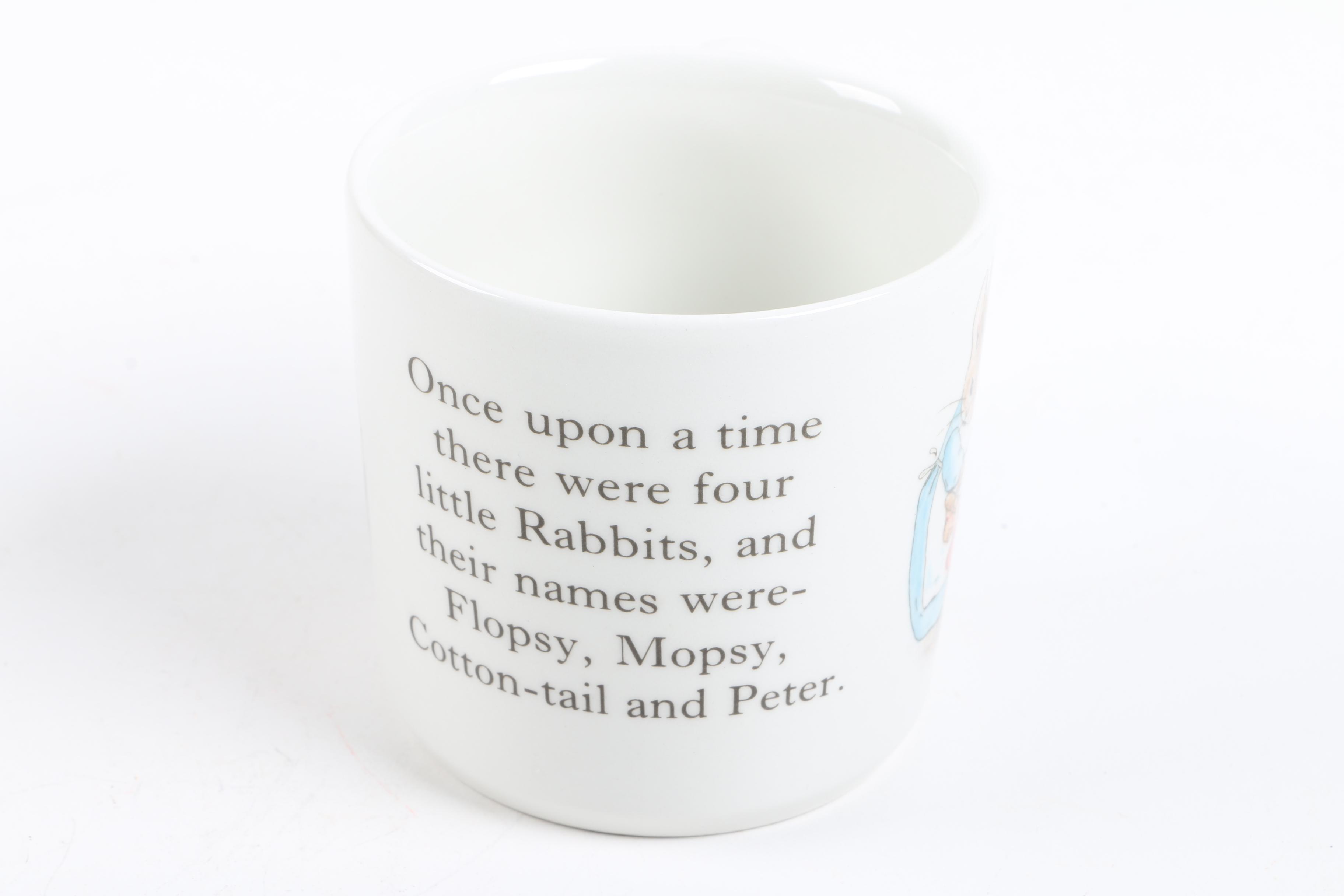 Wedgwood "Peter Rabbit" Mug and Bowl