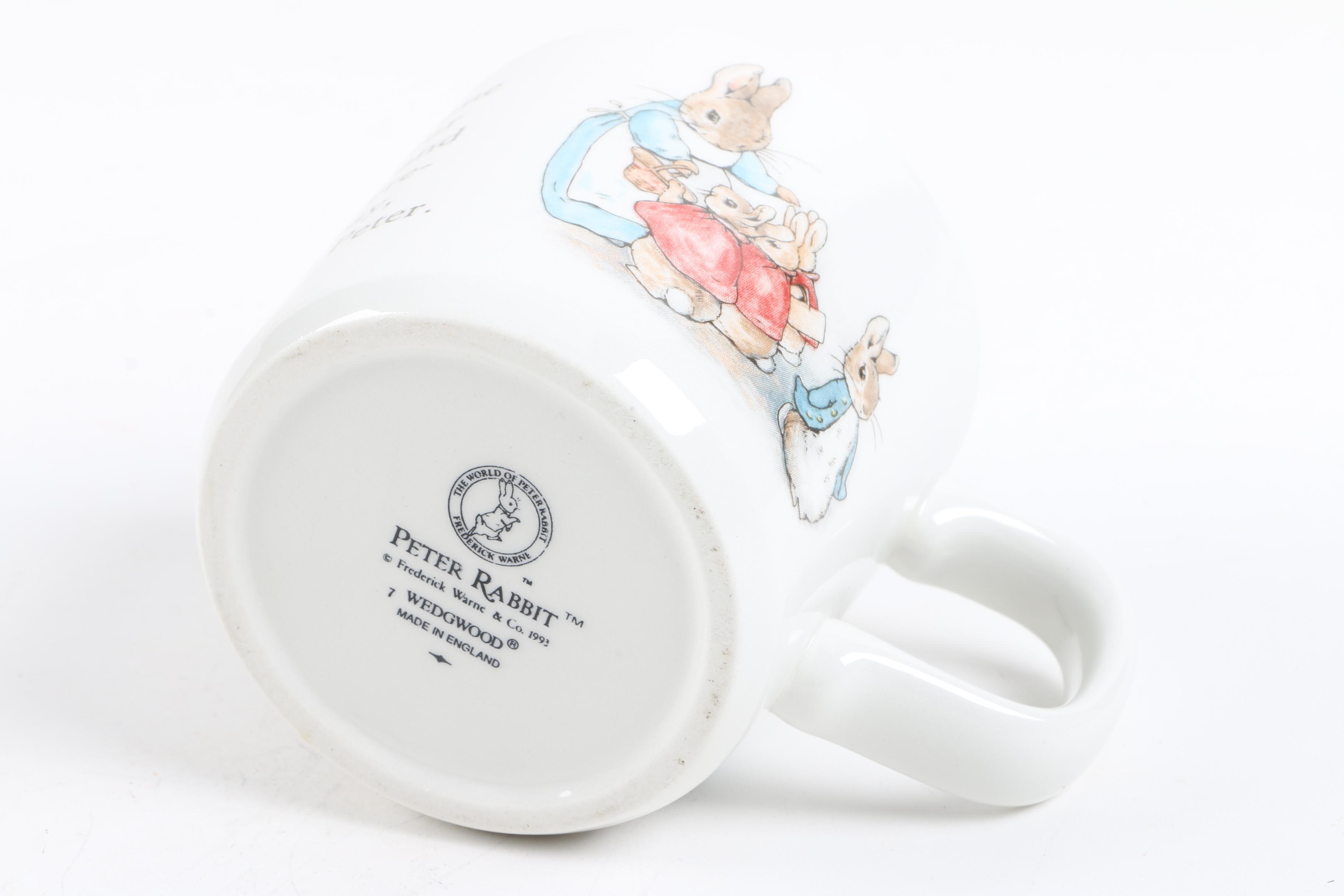 Wedgwood "Peter Rabbit" Mug and Bowl