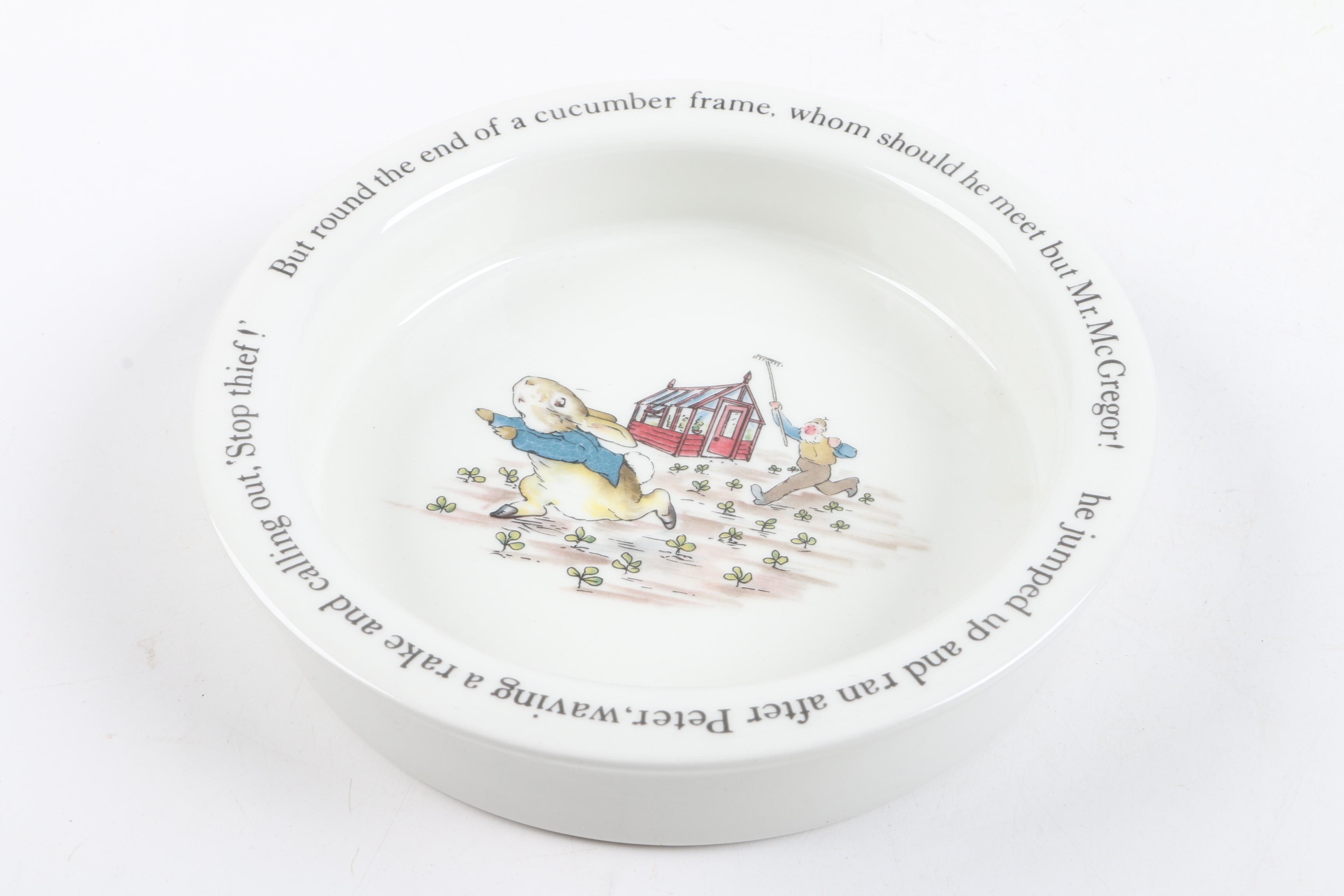 Wedgwood "Peter Rabbit" Mug and Bowl