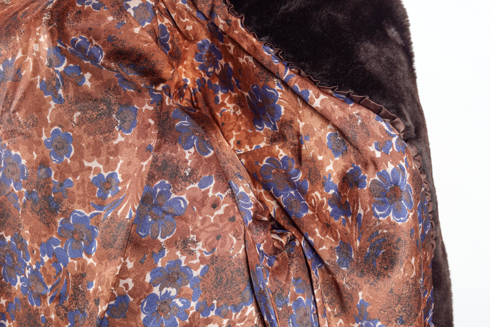 Carol Brent Mouton Fur Coat