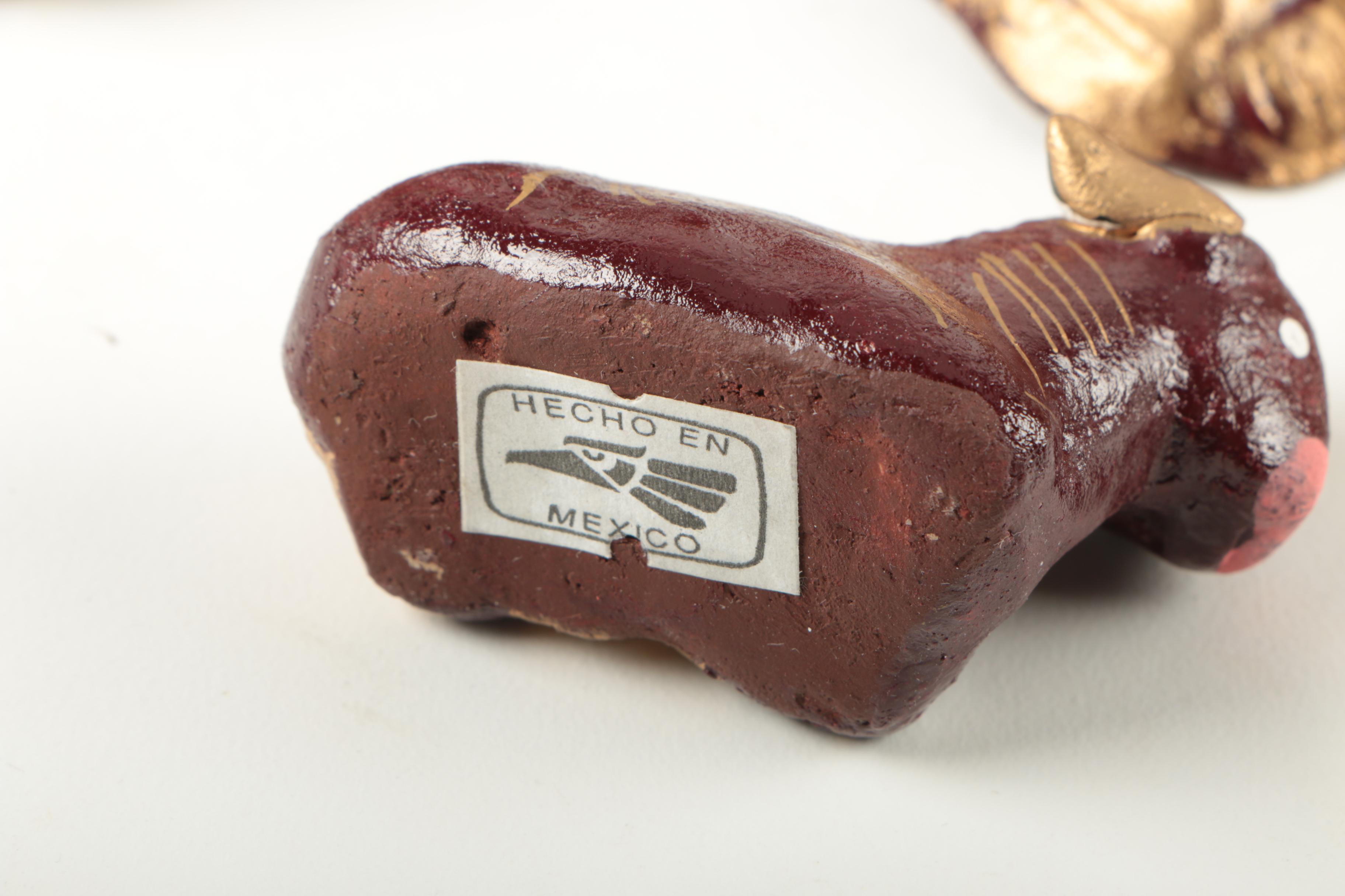 Royal Doulton "Christmas in Mexico" Plate with Mexican Nativity Figurines