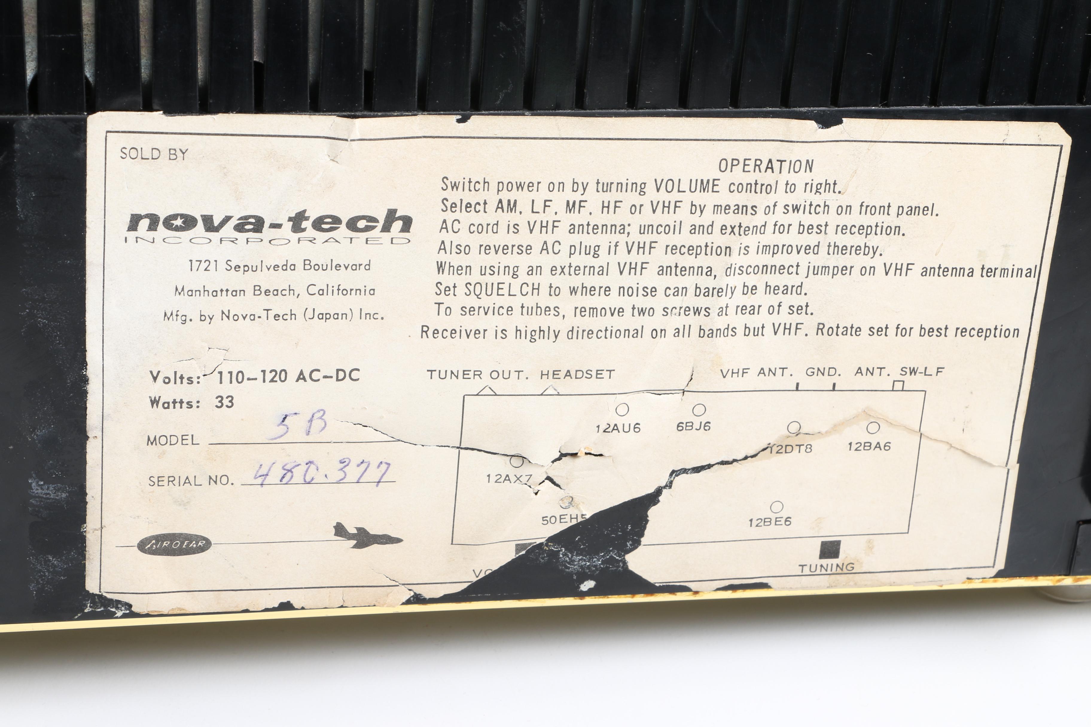 Nova Tech Aircraft Receiver