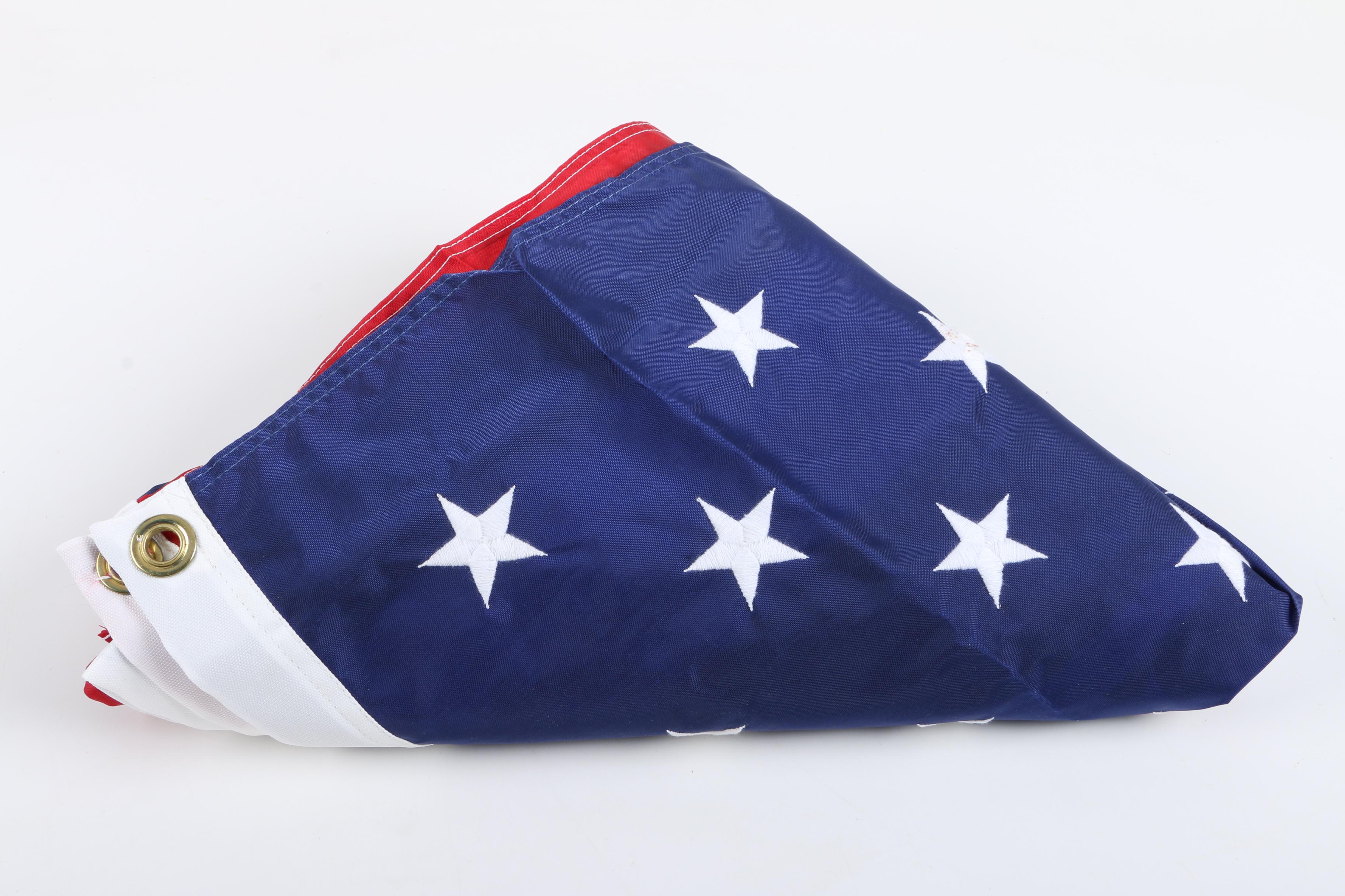 Flag of the United States of America Flown Over the U.S. Capitol