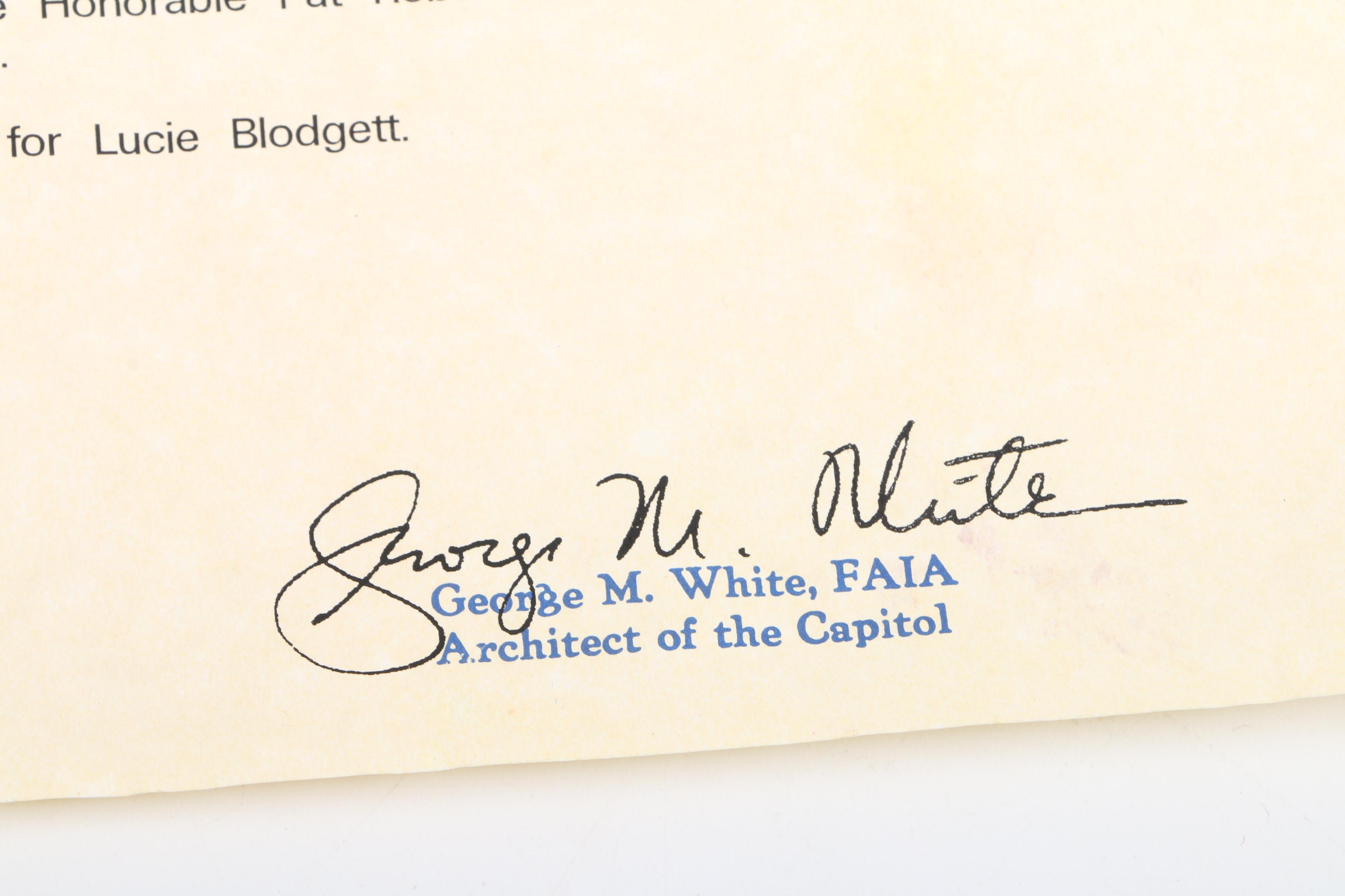 Flag of the United States of America Flown Over the U.S. Capitol