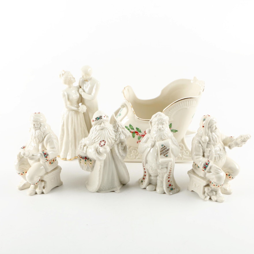 Lenox Christmas and "Wedding Promises" Figurines