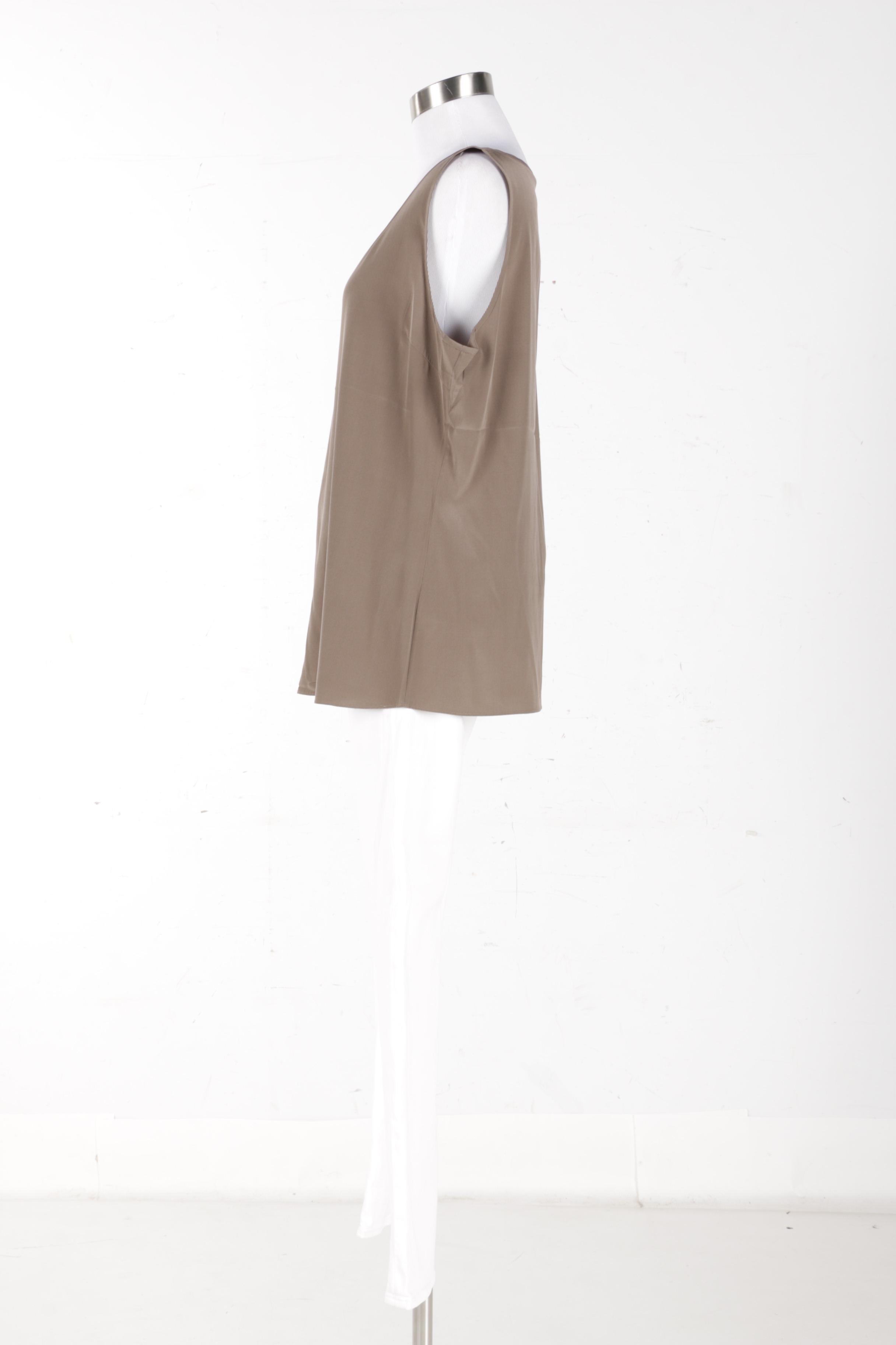 J Brand 811 Jeans and Saks Fifth Avenue Silk Tank Top