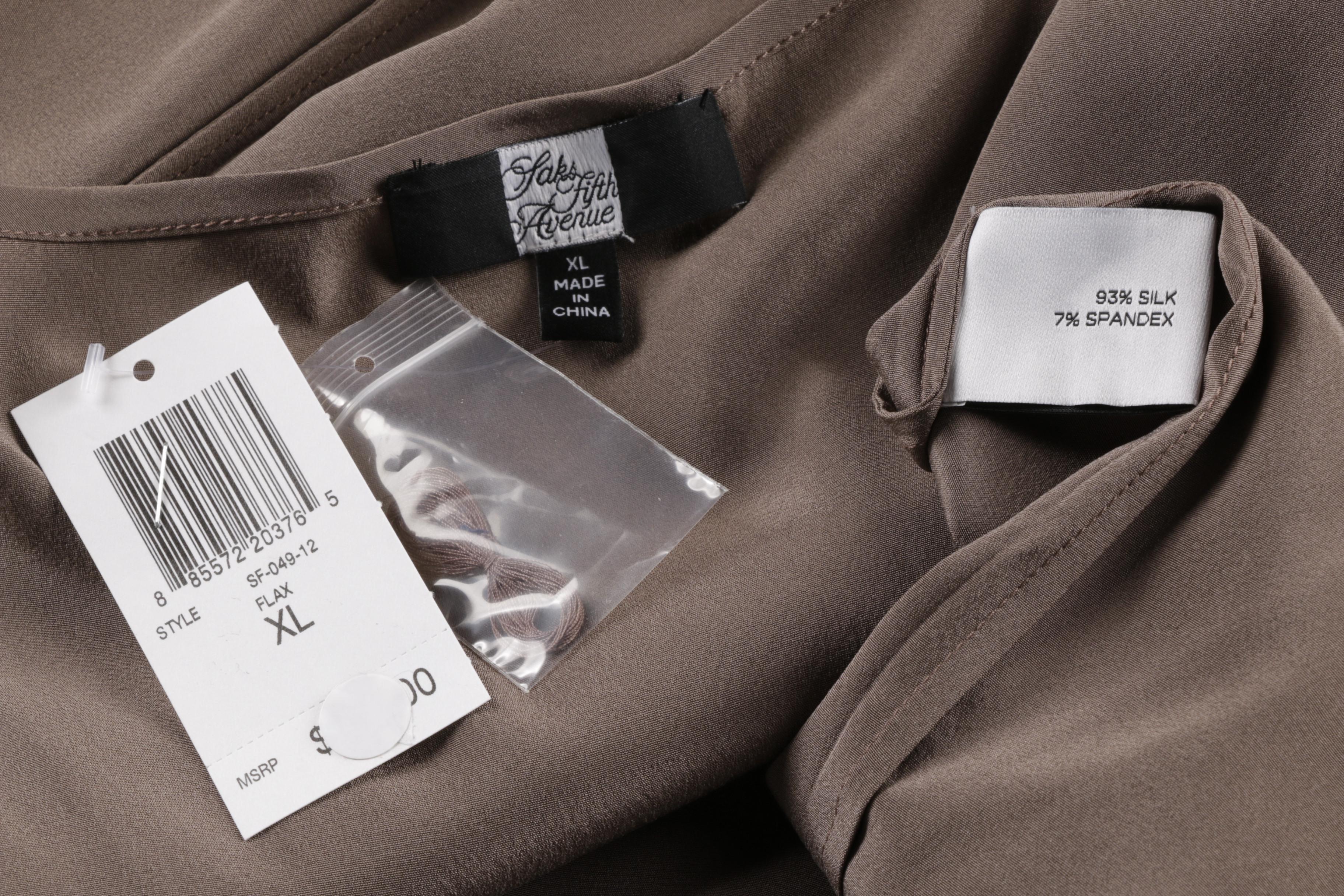 J Brand 811 Jeans and Saks Fifth Avenue Silk Tank Top